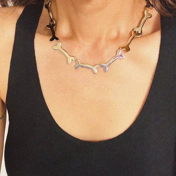 →DOG BONE CHAIN NECKLACE← NECKLACE – SANG A