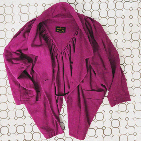 →VIVIENNE WESTWOOD ANGLOMANIA PLEATED COAT← SANG A SELECTS