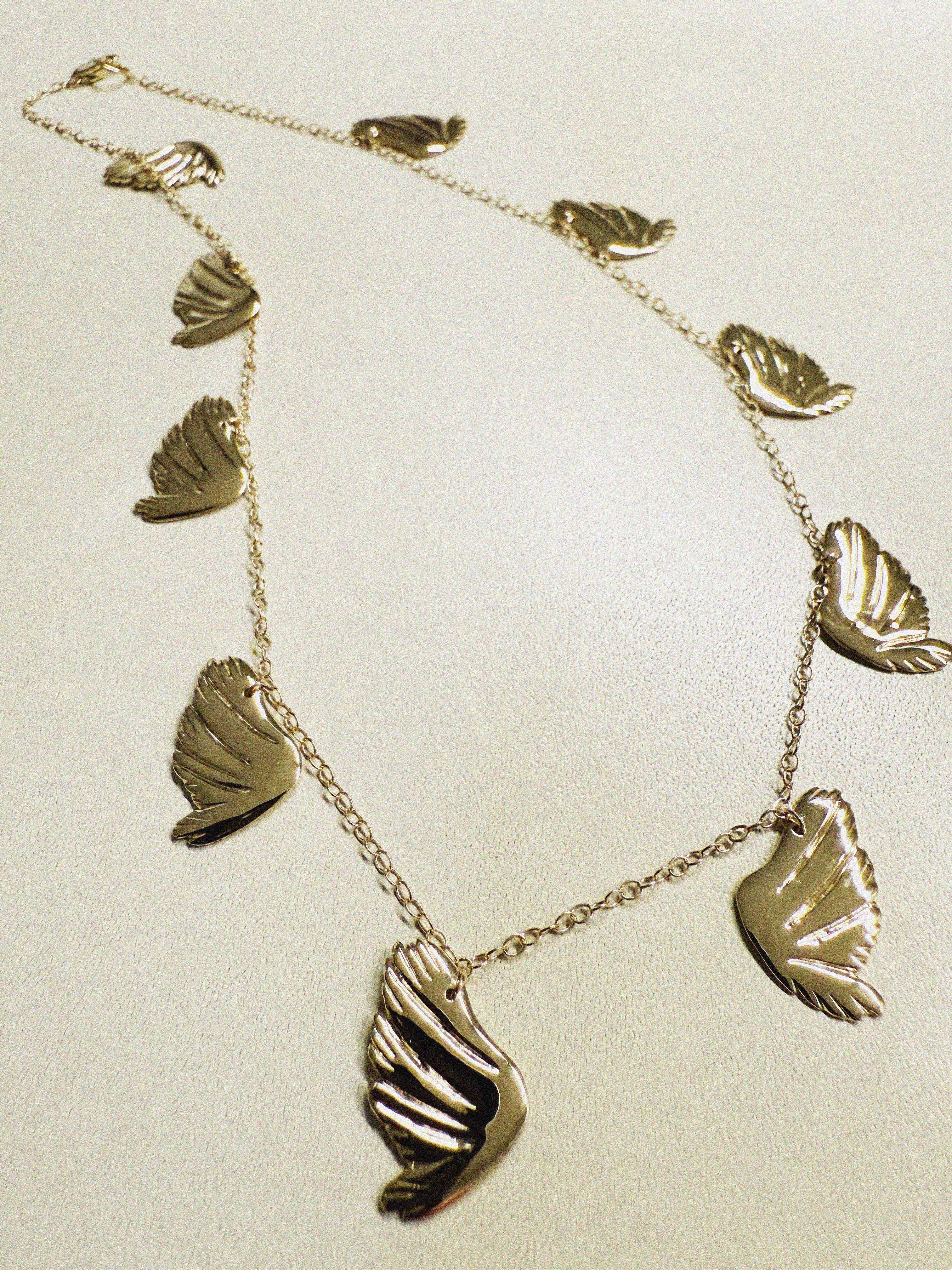 →Mini Wing Flutter Necklace← Necklace