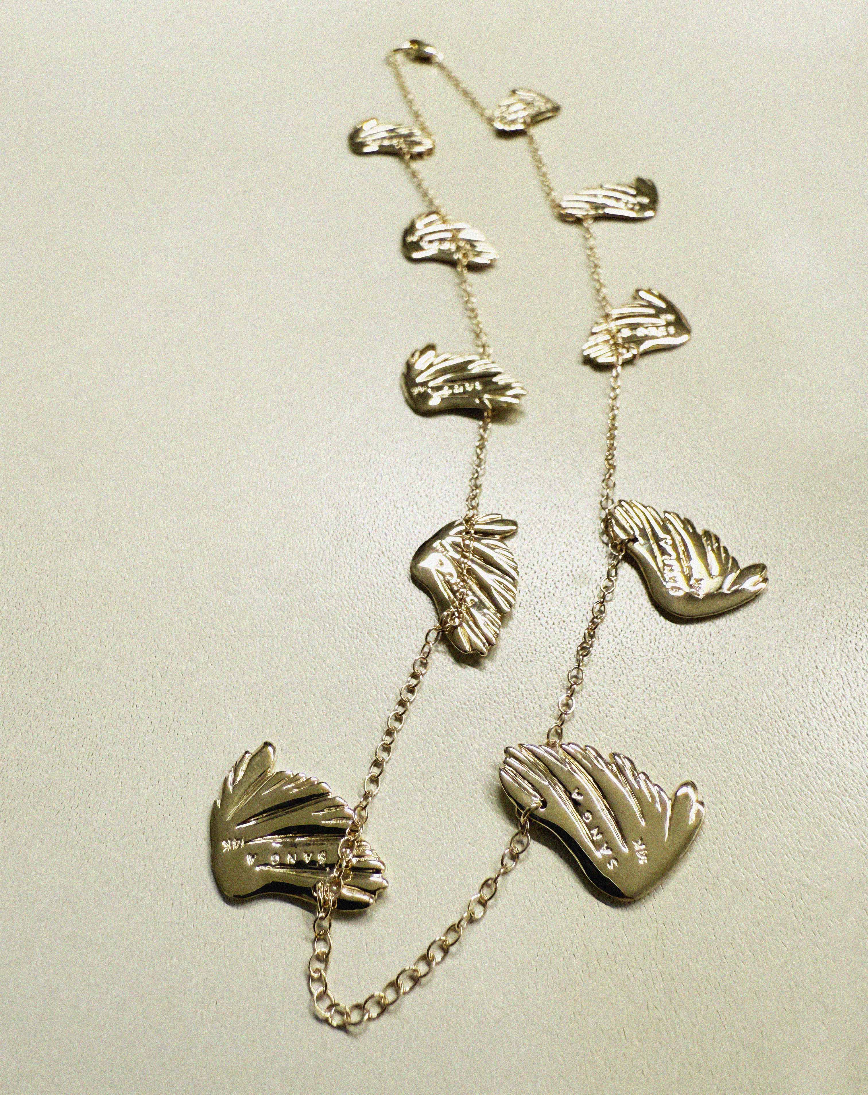 →Mini Wing Flutter Necklace← Necklace