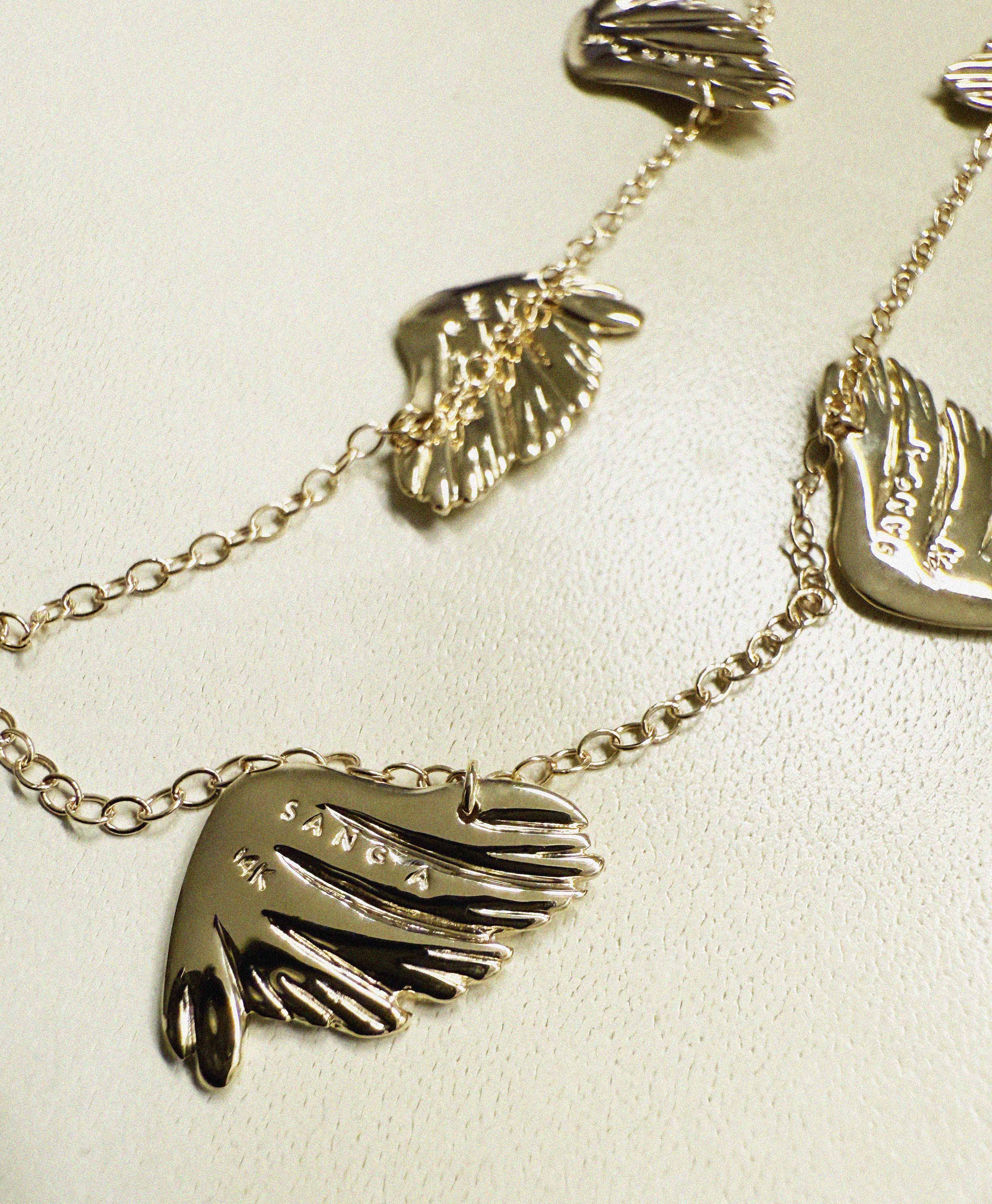 →Mini Wing Flutter Necklace← Necklace