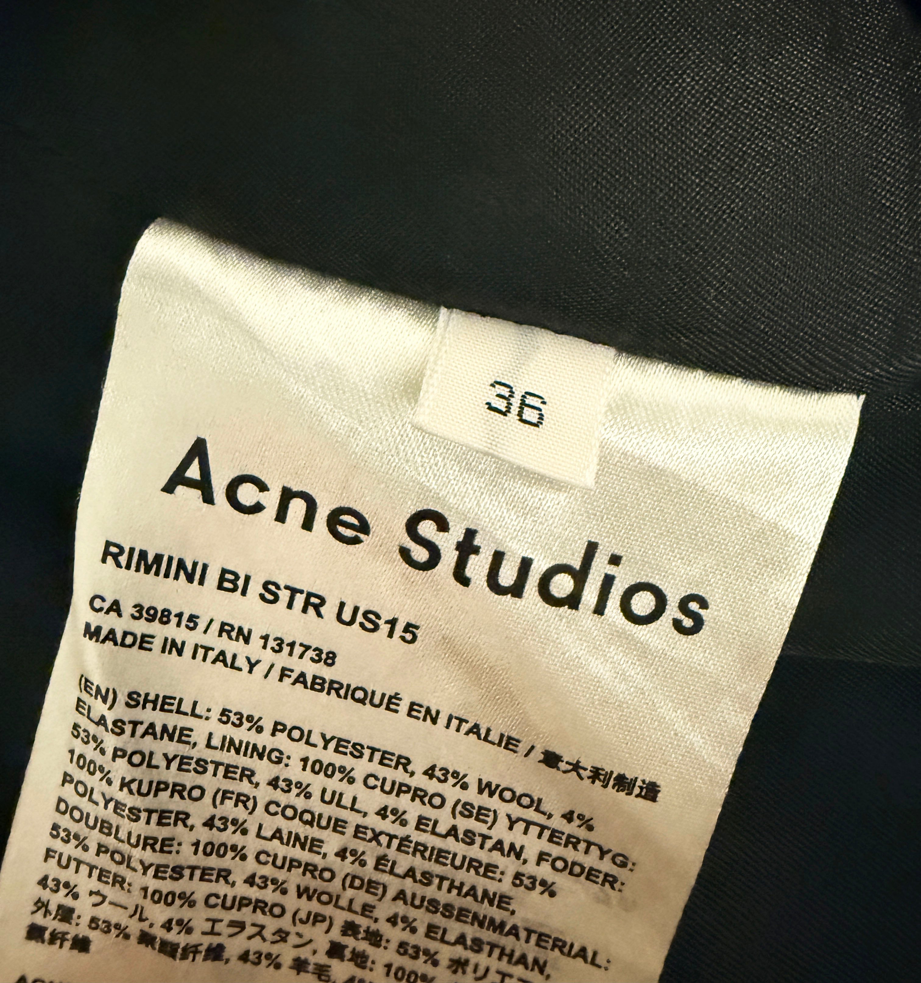 →ACNE STUDIOS ARCHITECT LONG VEST← SANG A SELECTS
