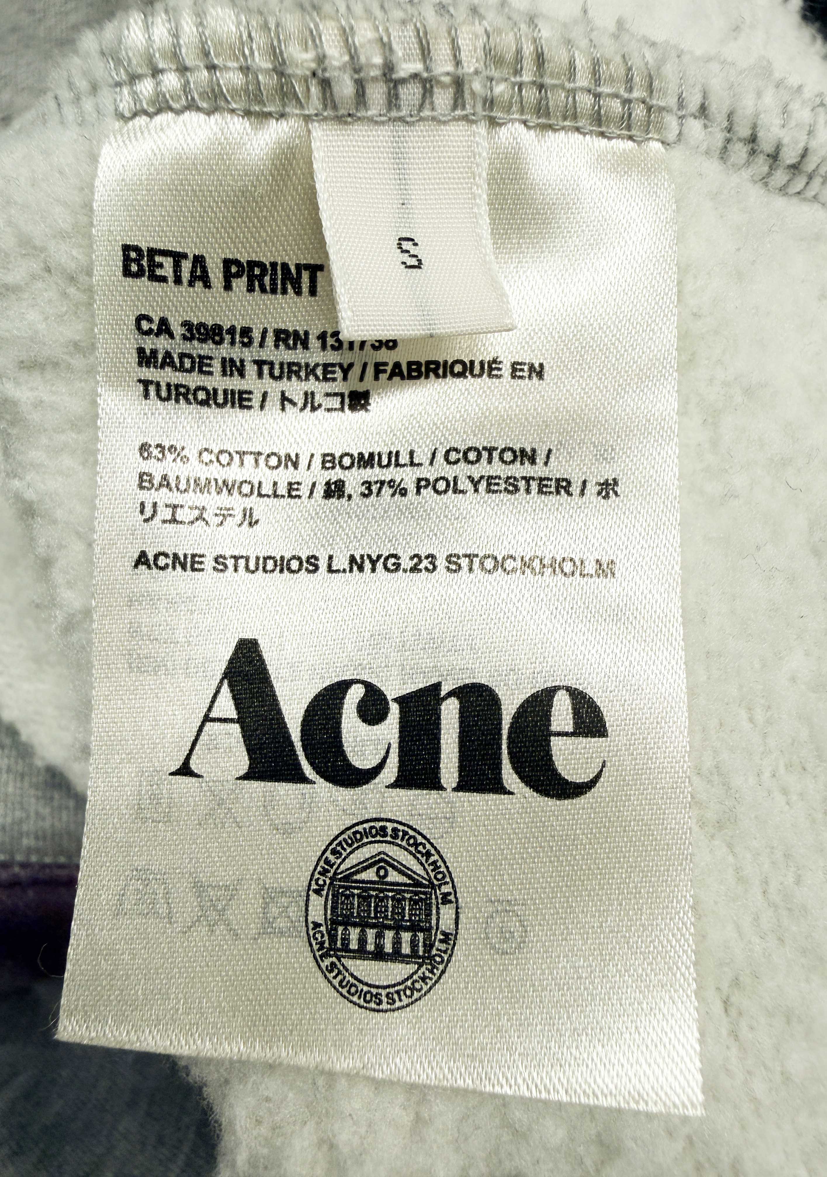 →ACNE STUDIOS LARGE FLOWER SWEATSHIRT← SANG A SELECTS