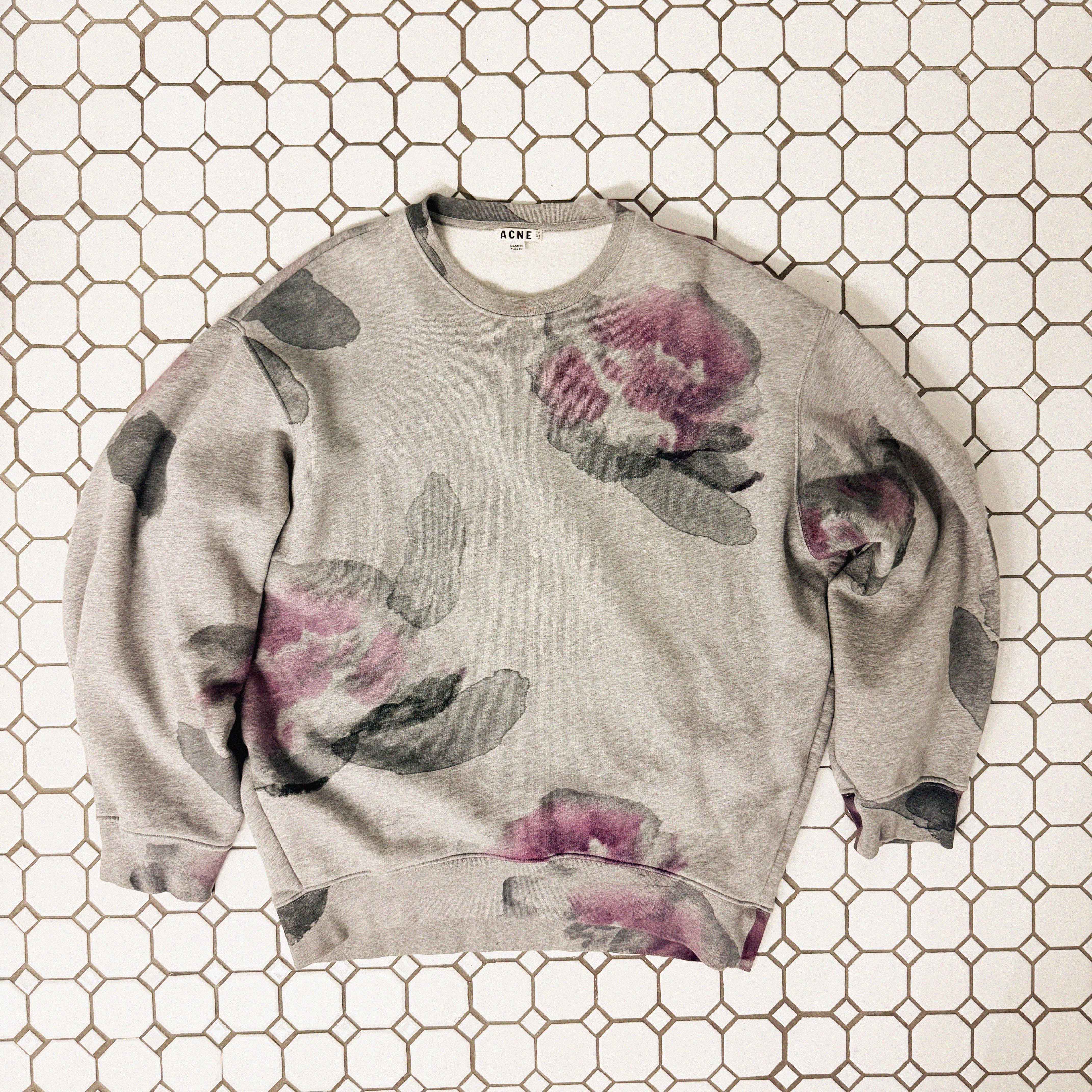 →ACNE STUDIOS LARGE FLOWER SWEATSHIRT← SANG A SELECTS
