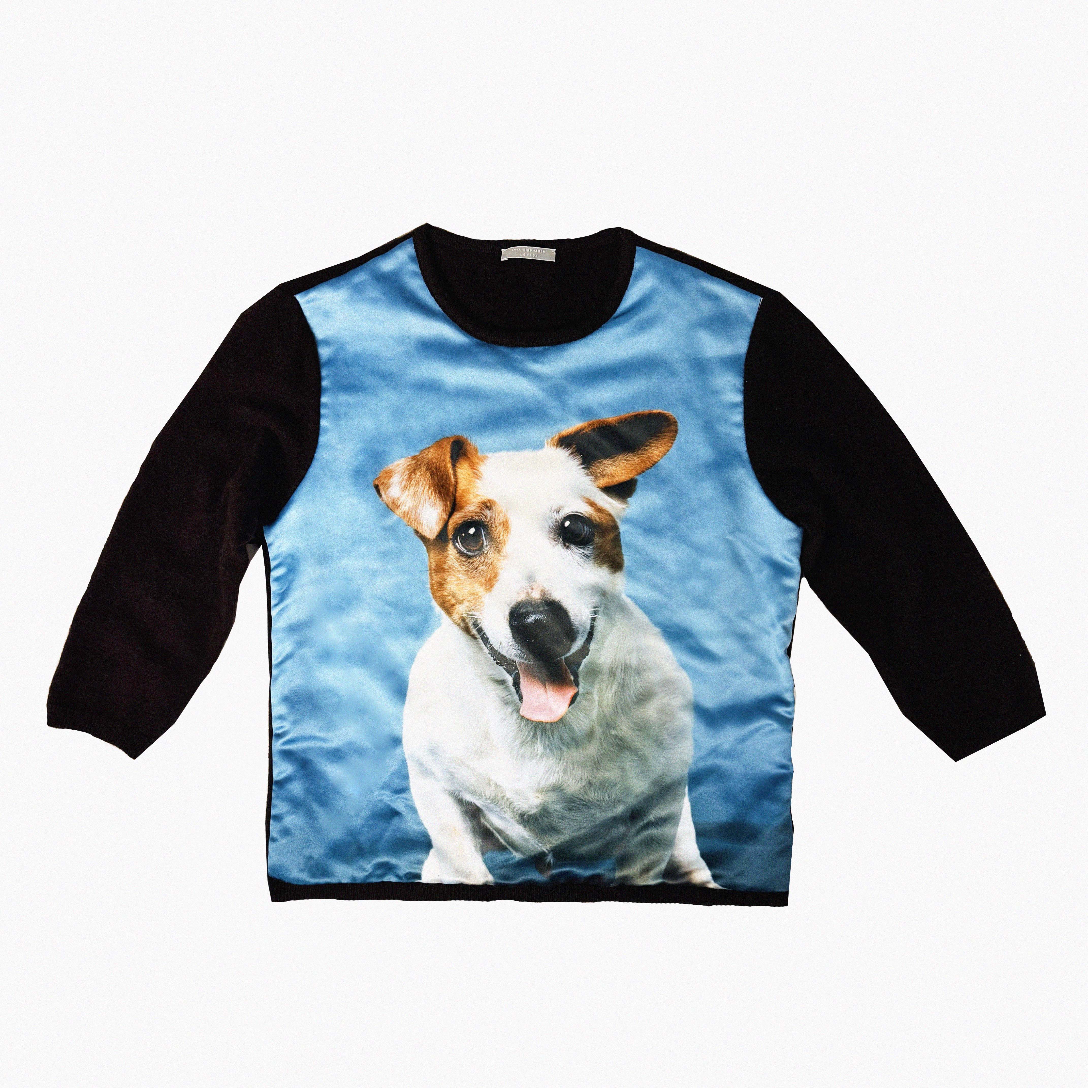 →ANYA HINDMARCH JACK RUSSELL CASHMERE SWEATER← SANG A SELECTS