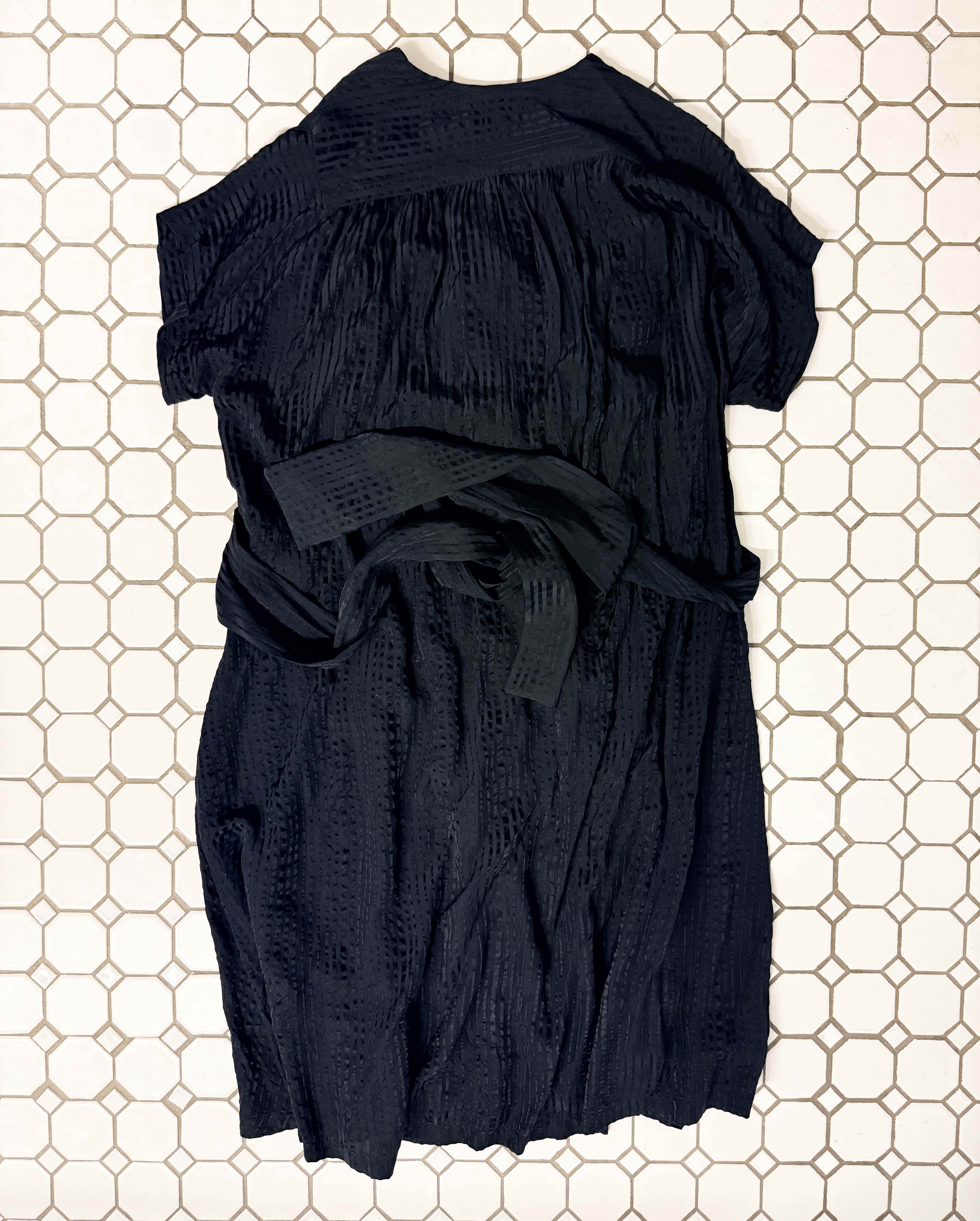 →BALENCIAGA BLACK SILK DRESS← SANG A SELECTS