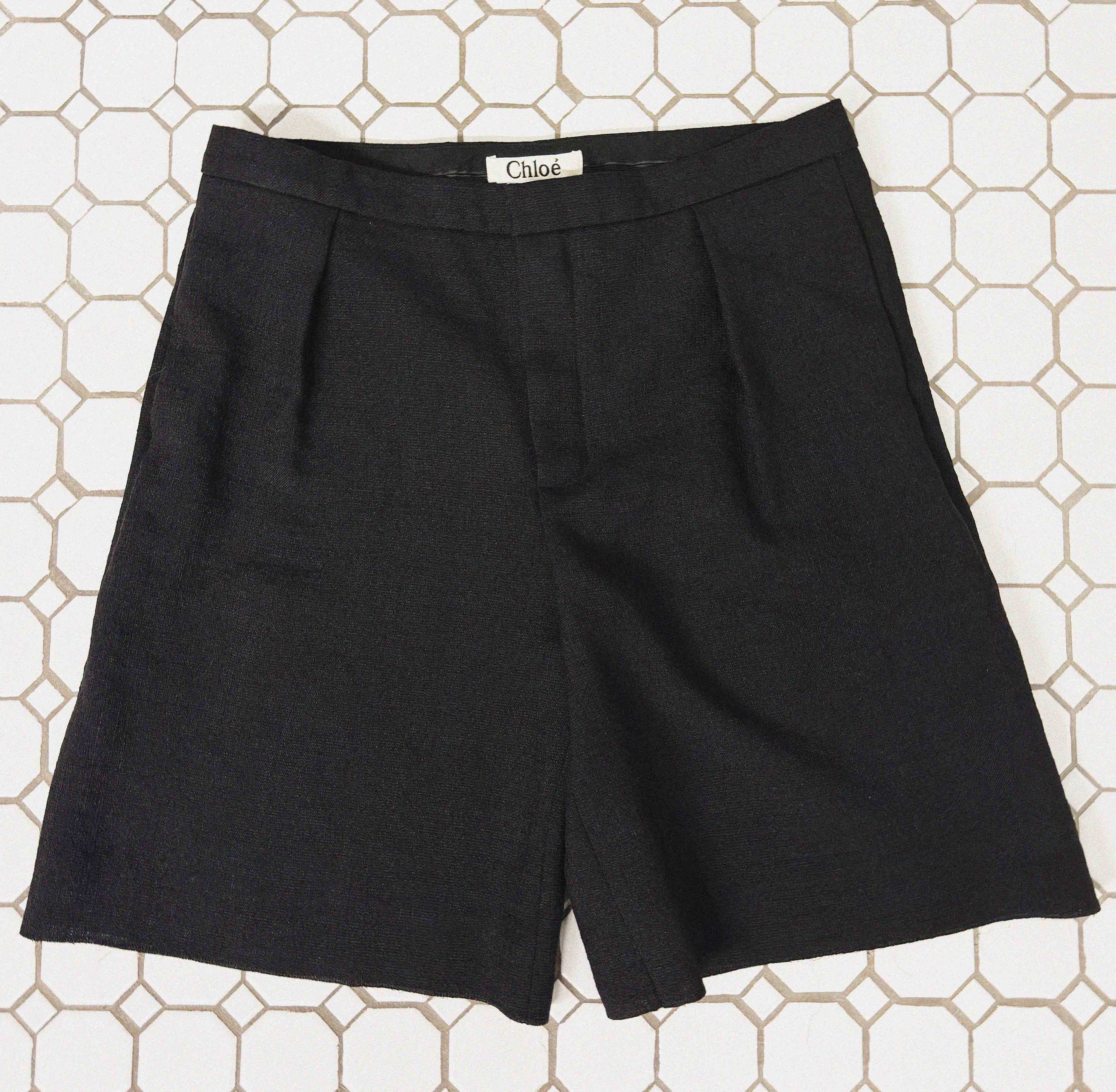 →EFFORTLESS WOOL TAILORED SHORTS← SANG A SELECTS