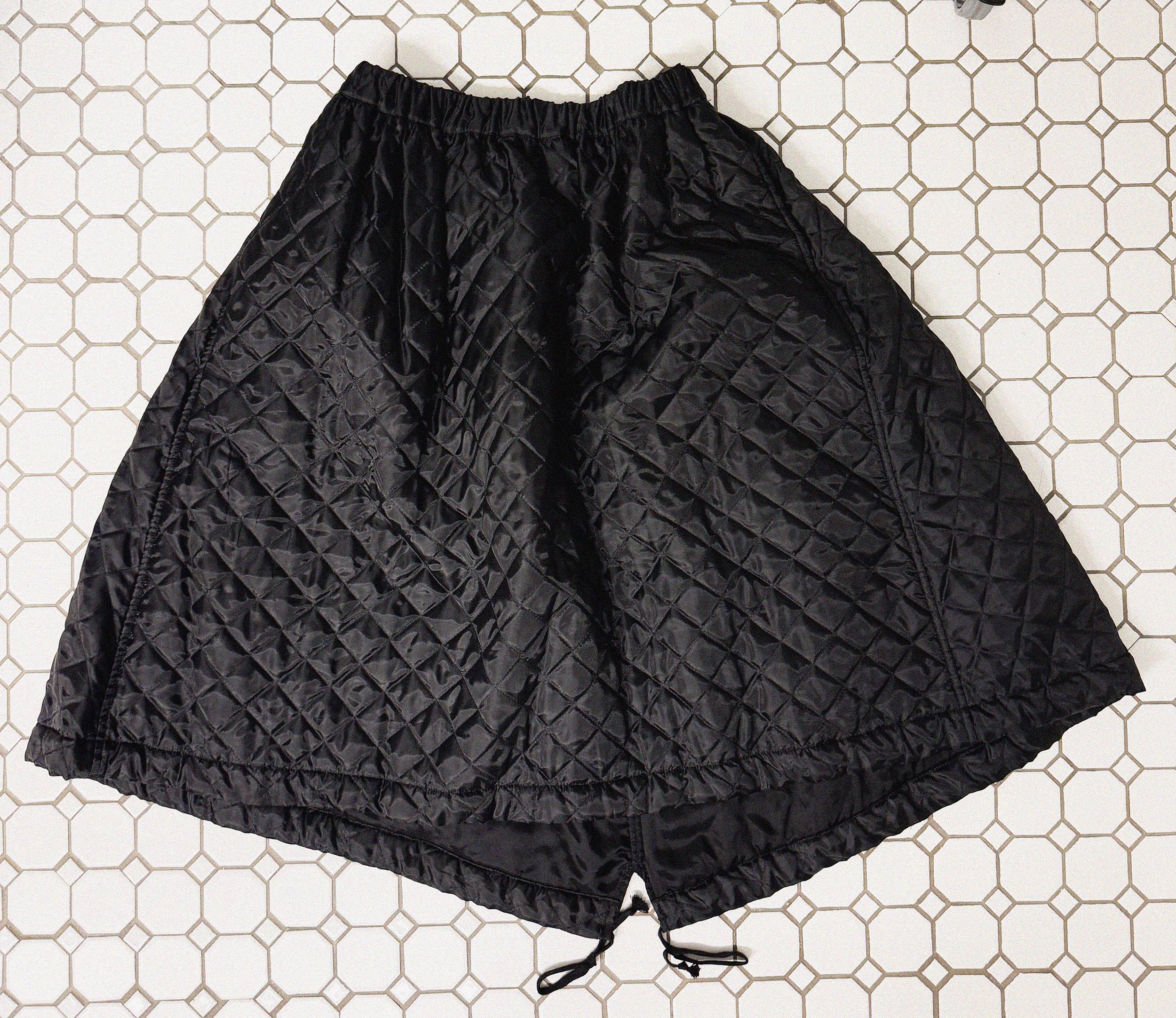 →COMME DES GARÇONS QUILTED SKIRT← SANG A SELECTS