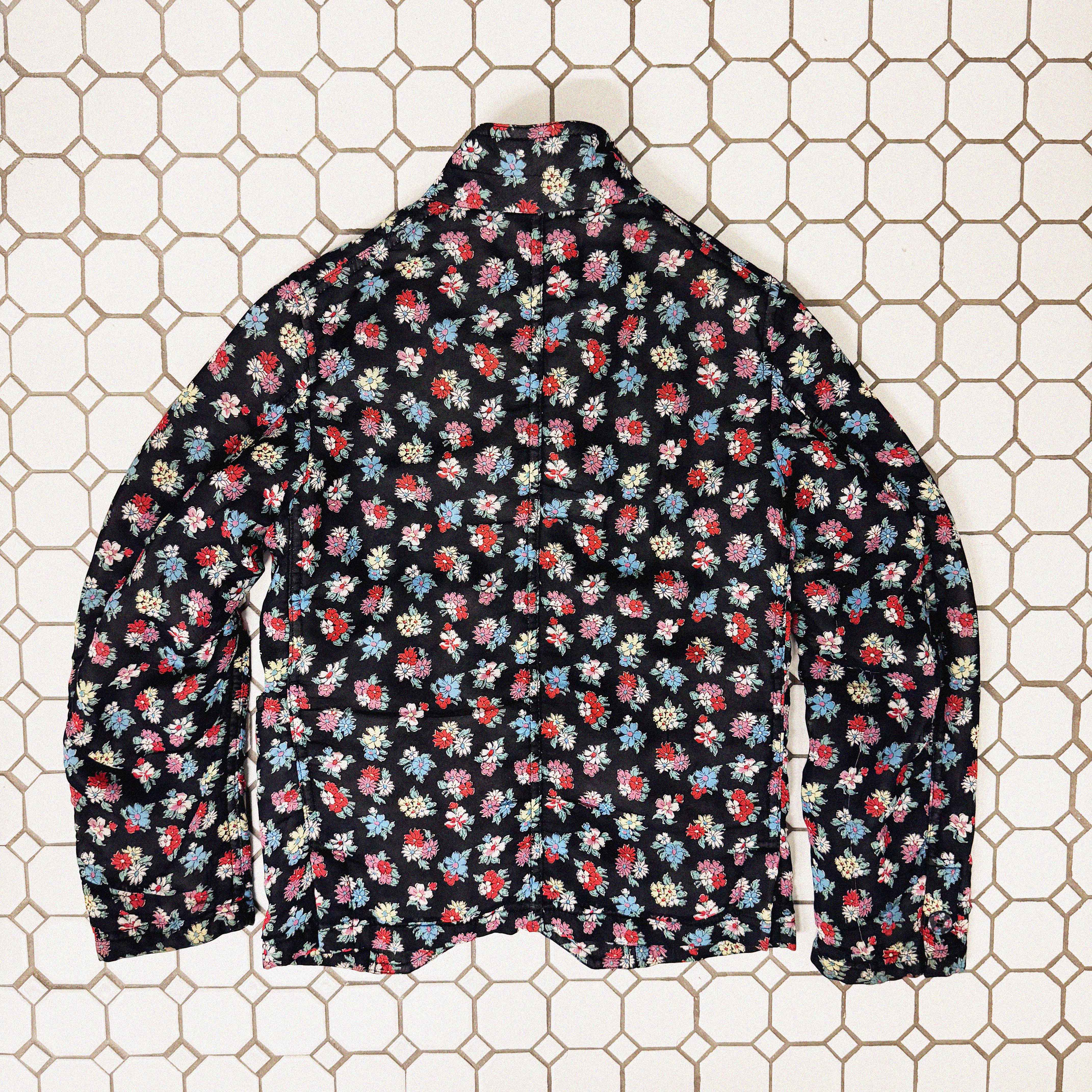 →COMME DES GARÇONS TRICOT FLORAL DOUBLE-BREASTED JACKET← SANG A SELECTS