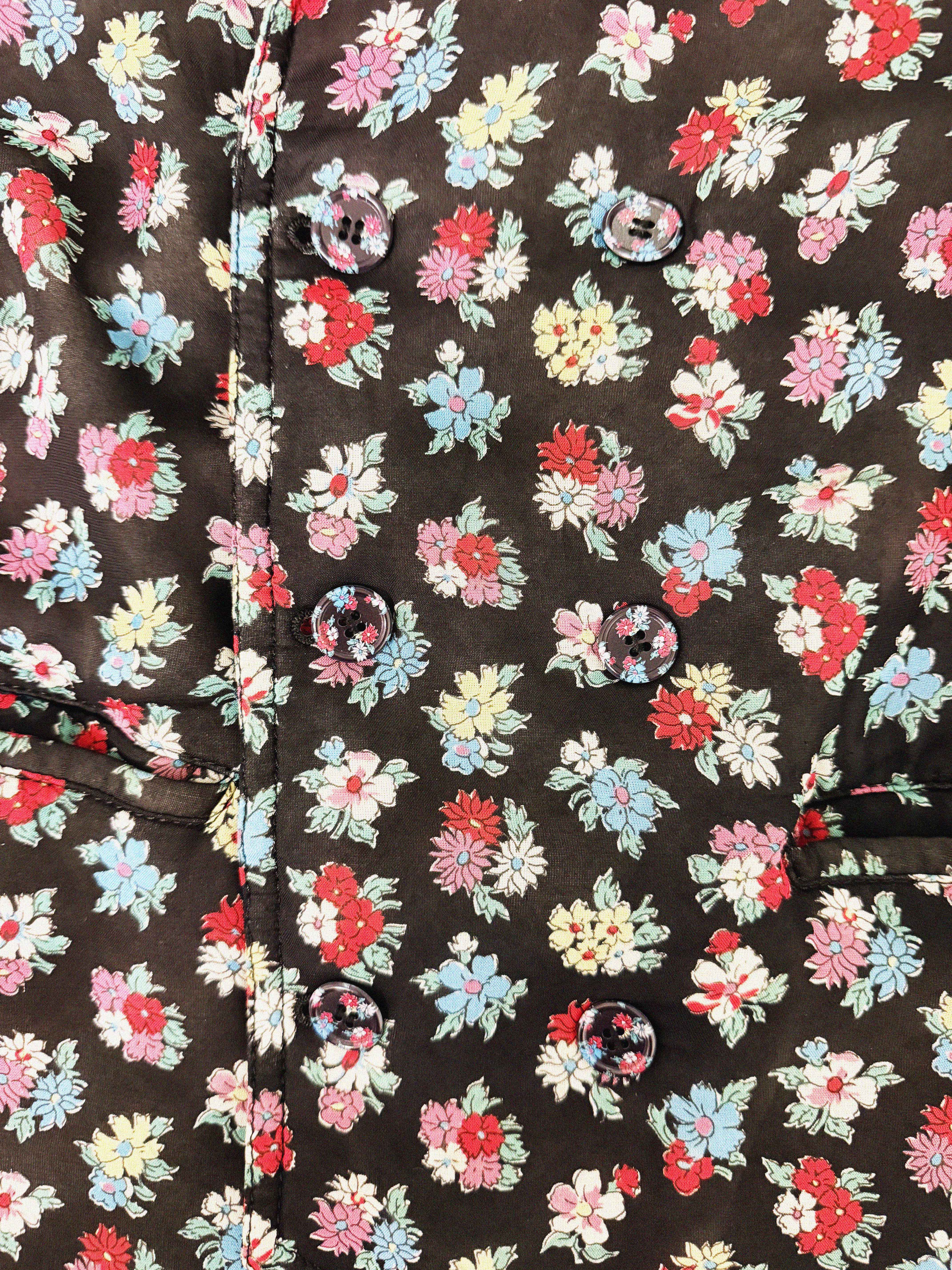 →COMME DES GARÇONS TRICOT FLORAL DOUBLE-BREASTED JACKET← SANG A SELECTS