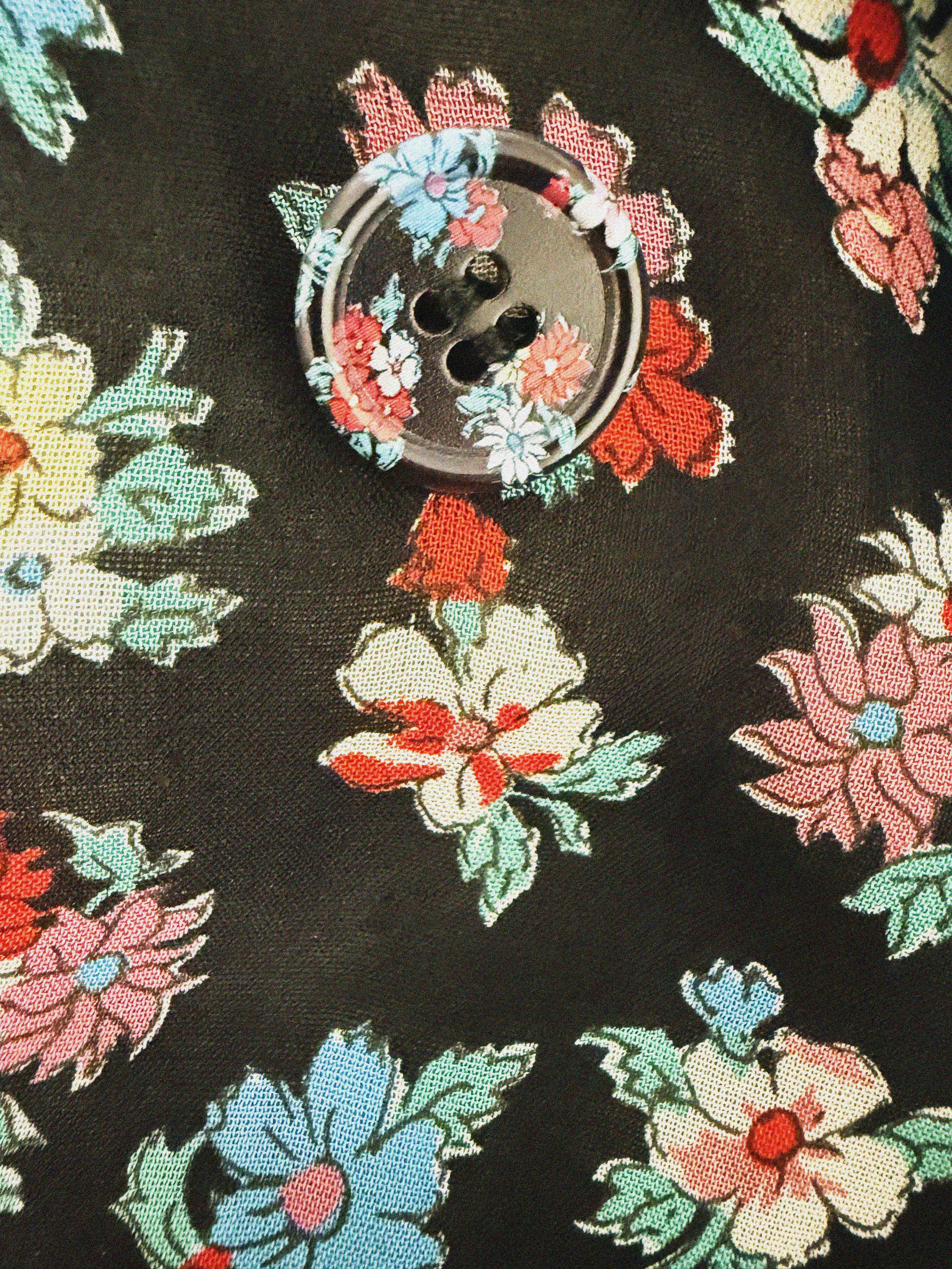 →COMME DES GARÇONS TRICOT FLORAL DOUBLE-BREASTED JACKET← SANG A SELECTS
