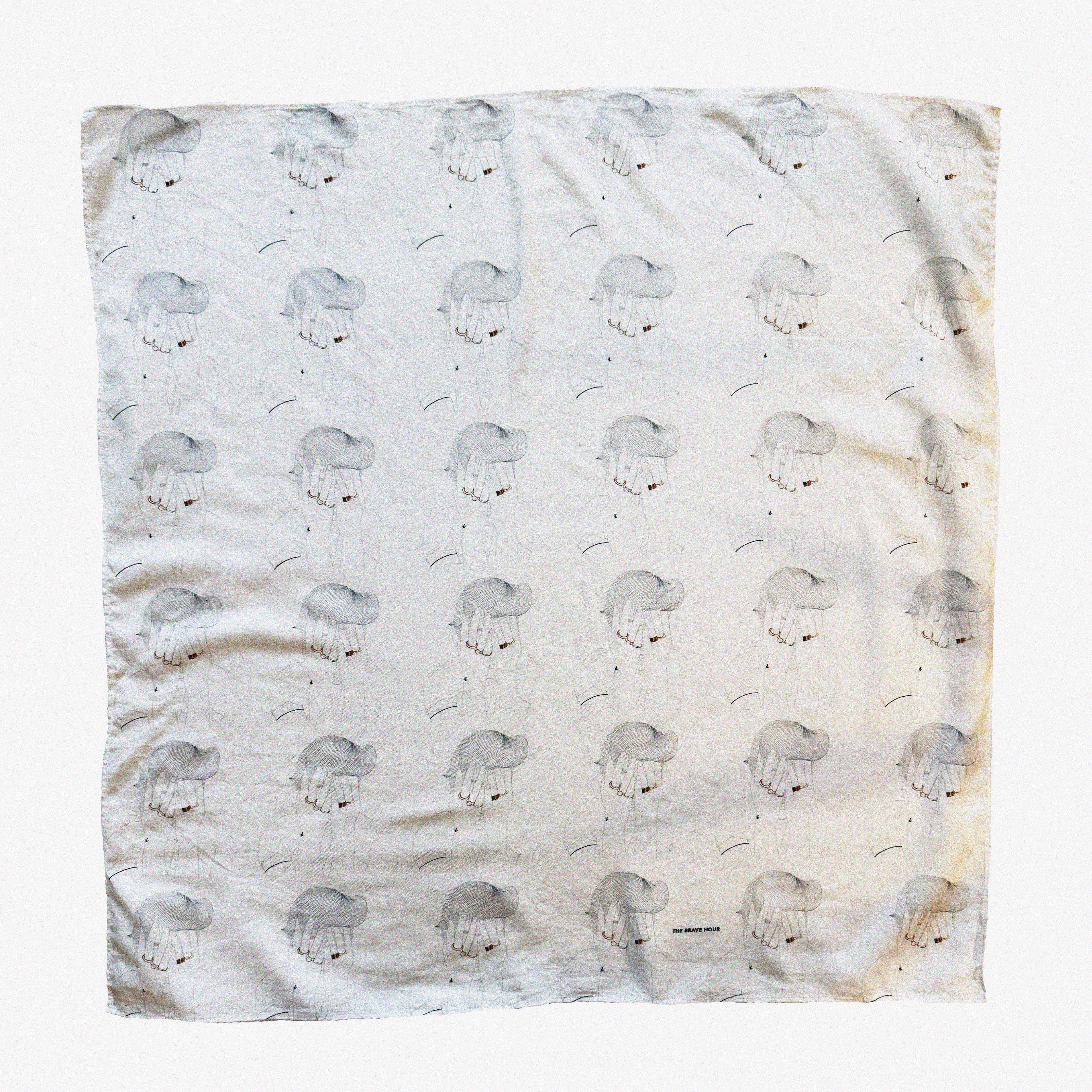 →Covering My Face Square Scarf← The Brave Hour