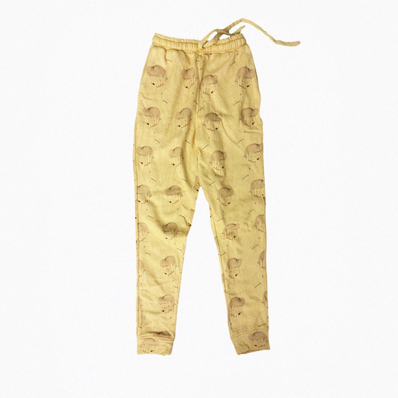 →Covering My Face Sweatpants – Powder Yellow← The Brave Hour