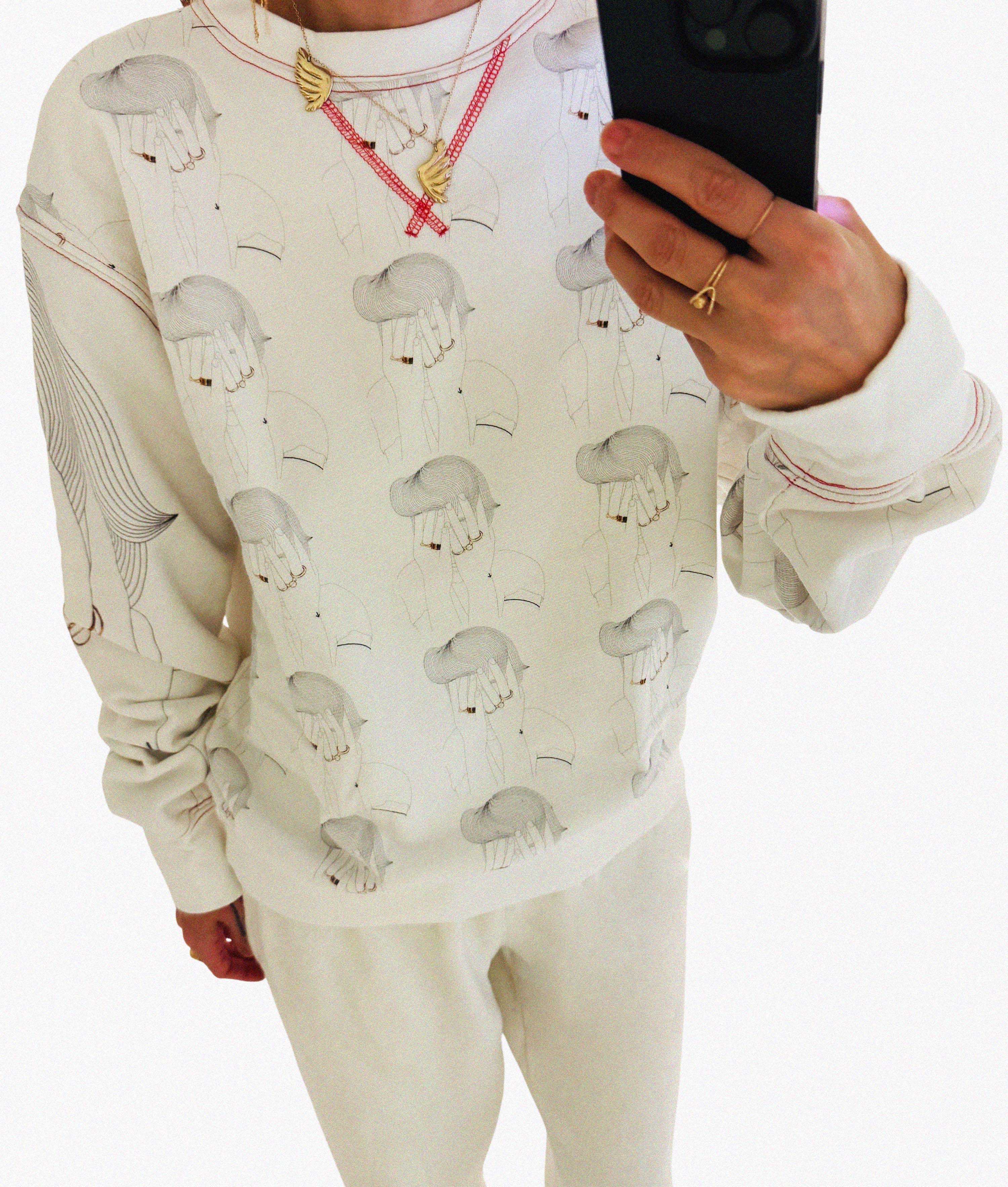 →Covering My Face Sweatshirt←The Brave Hour