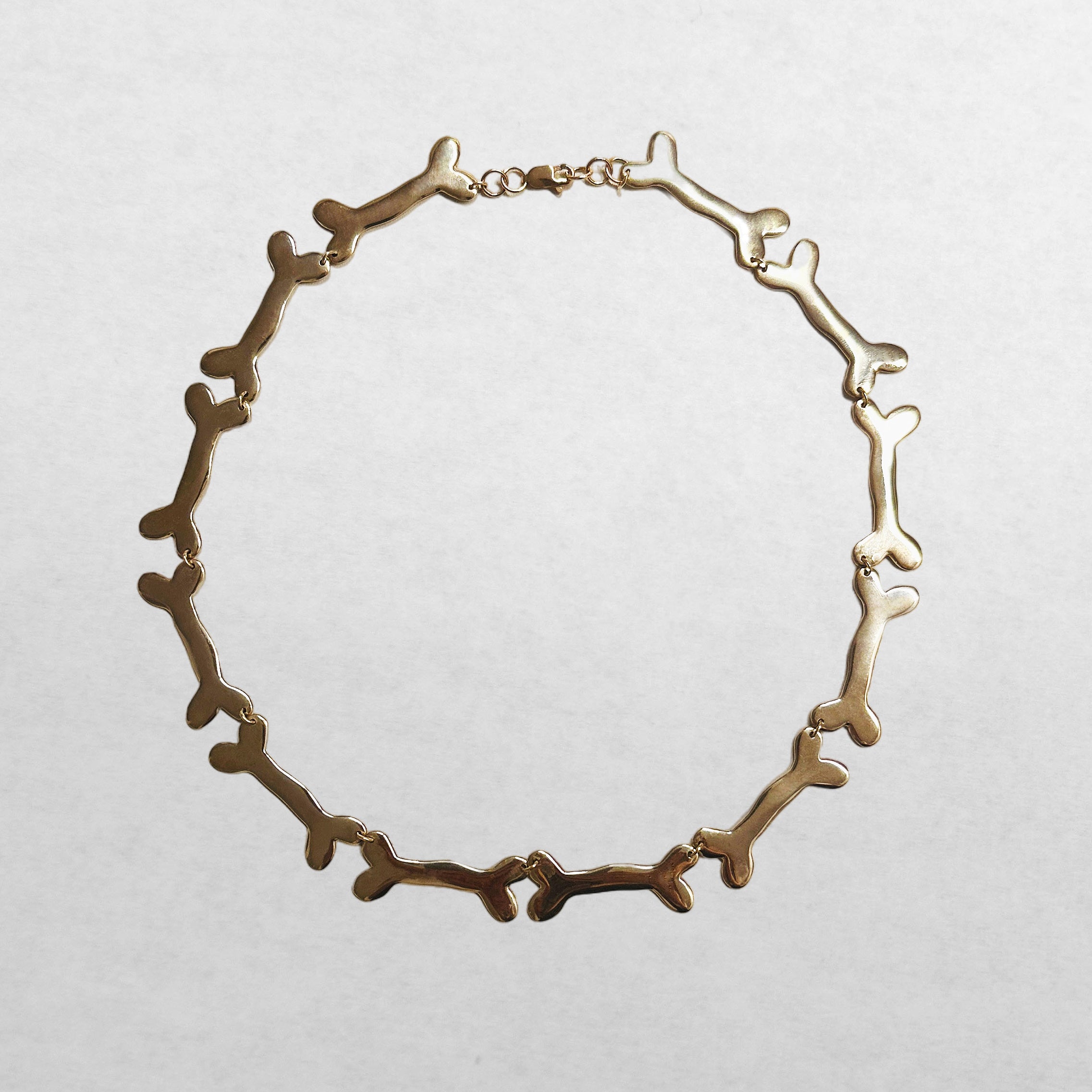 →DOG BONE CHAIN NECKLACE← NECKLACE