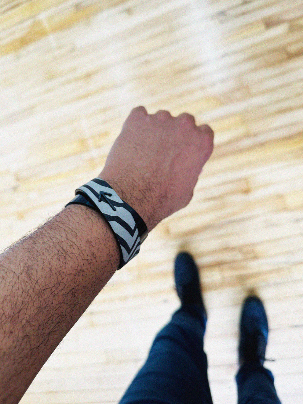 →TWIN TURN Black and White ← Bracelet