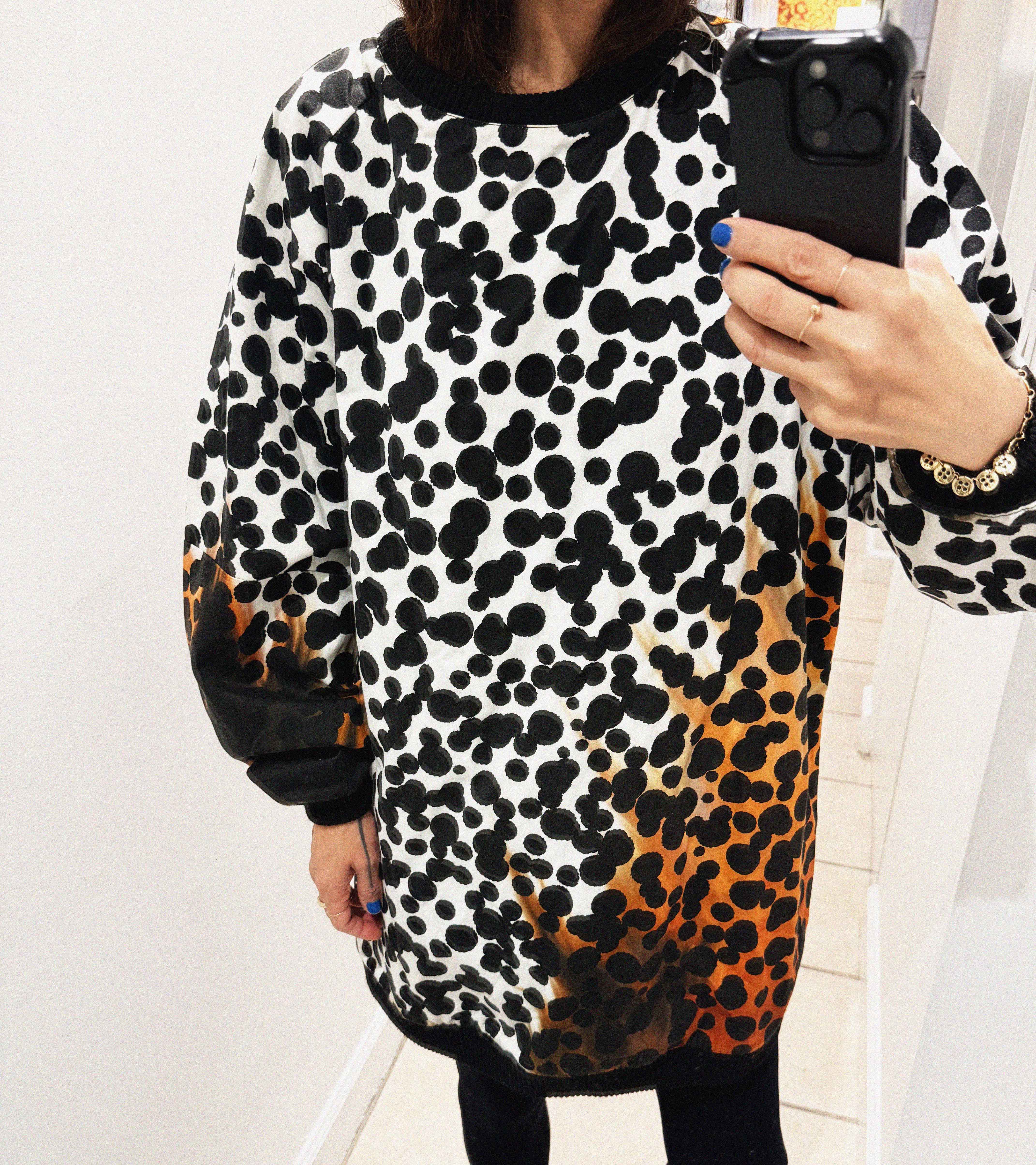 →HENRIK VIBSKOV ABSTRACT DOT OVERSIZED DRESS← SANG A SELECTS