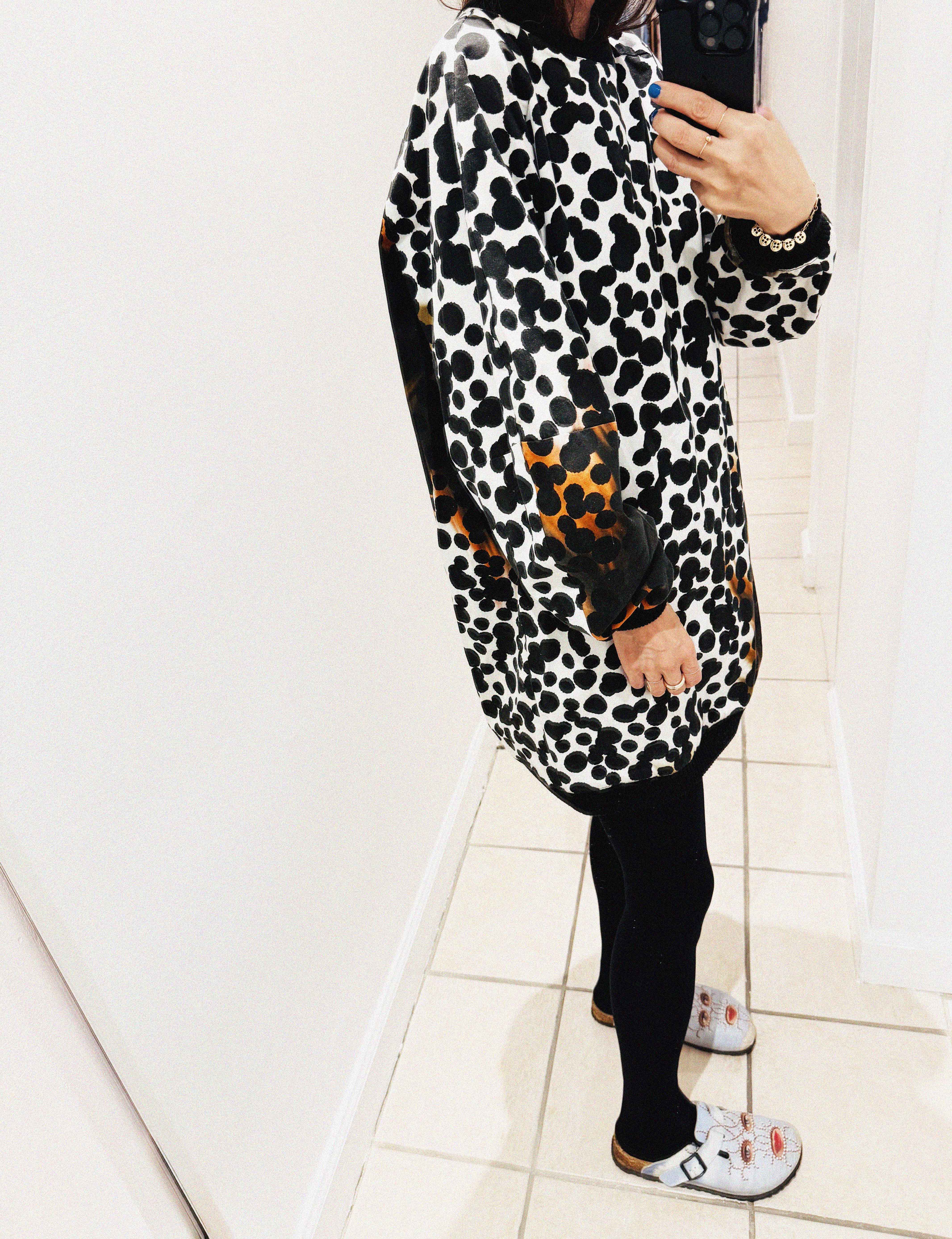 →HENRIK VIBSKOV ABSTRACT DOT OVERSIZED DRESS← SANG A SELECTS