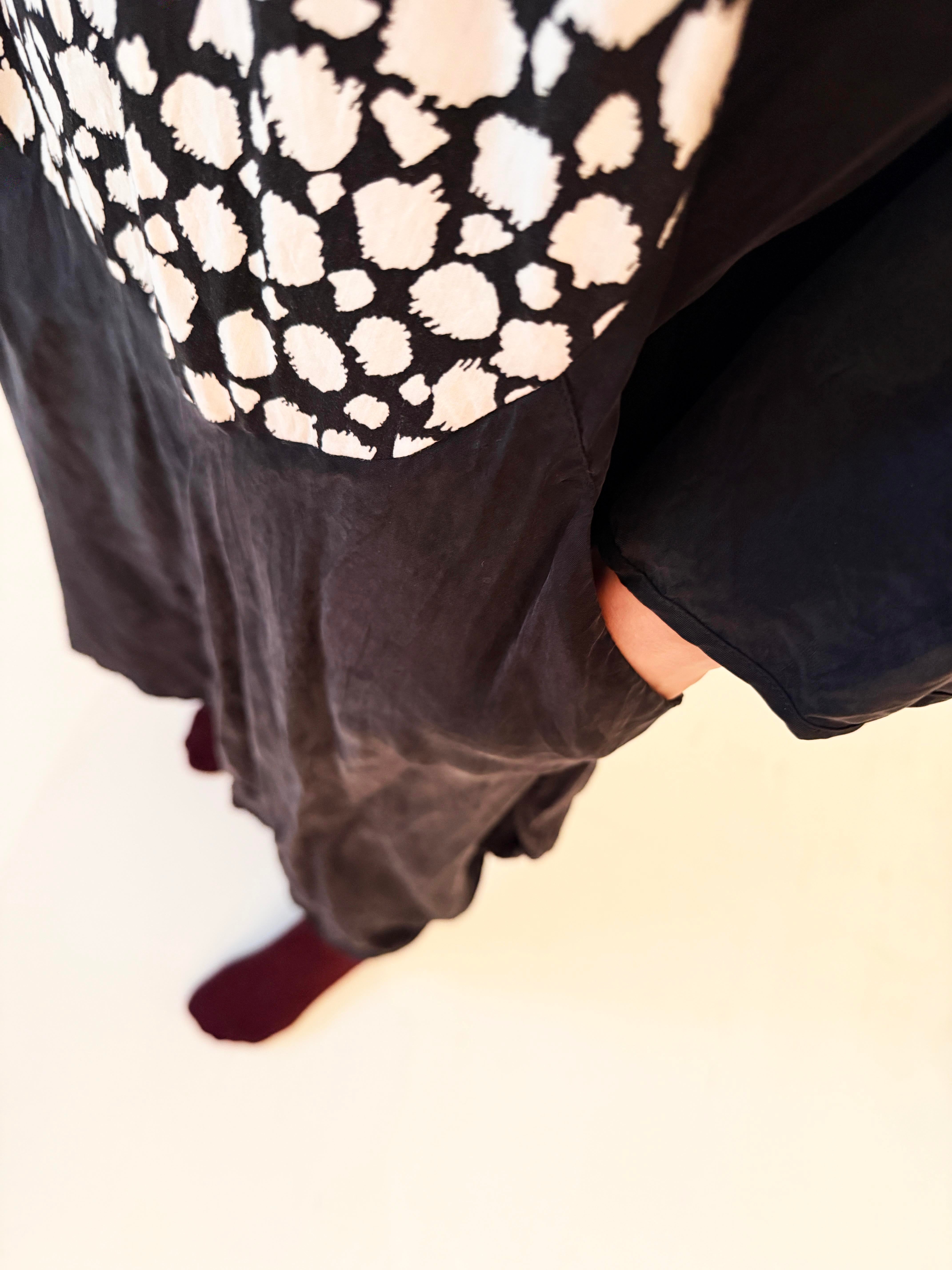 →HENRIK VIBSKOV BLACK CIRCLE OVERSIZED DRESS← SANG A SELECTS