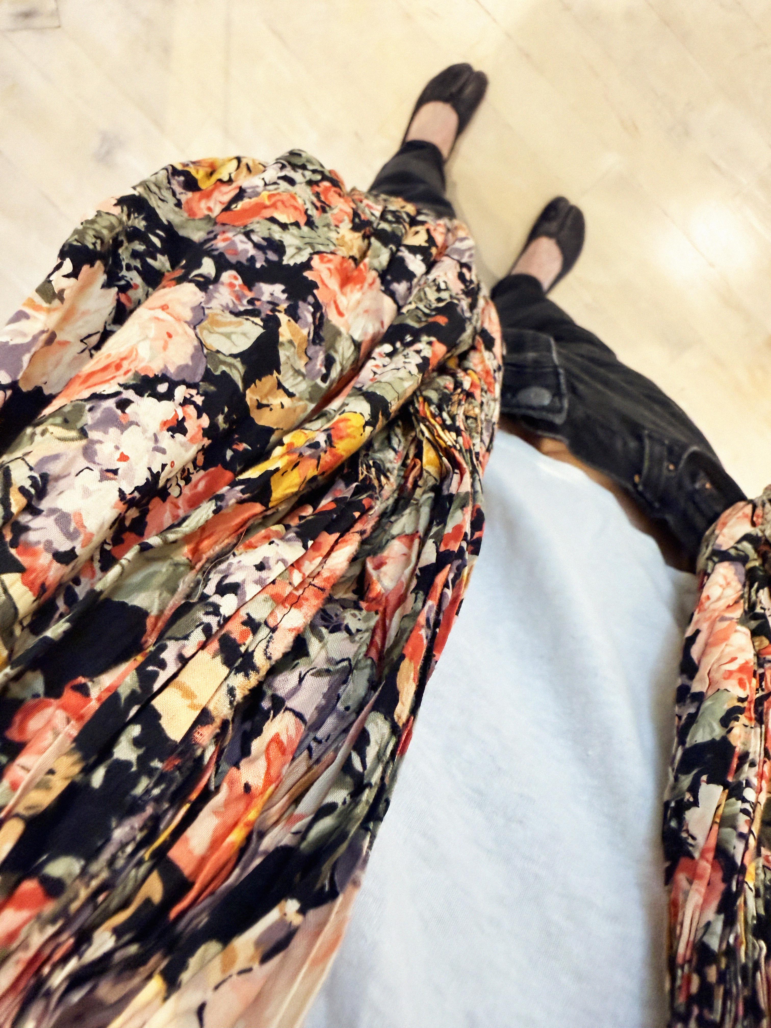 →JUNYA WATANABE COMME DES GARÇONS FLORAL PLEATED JACKET← SANG A SELECTS