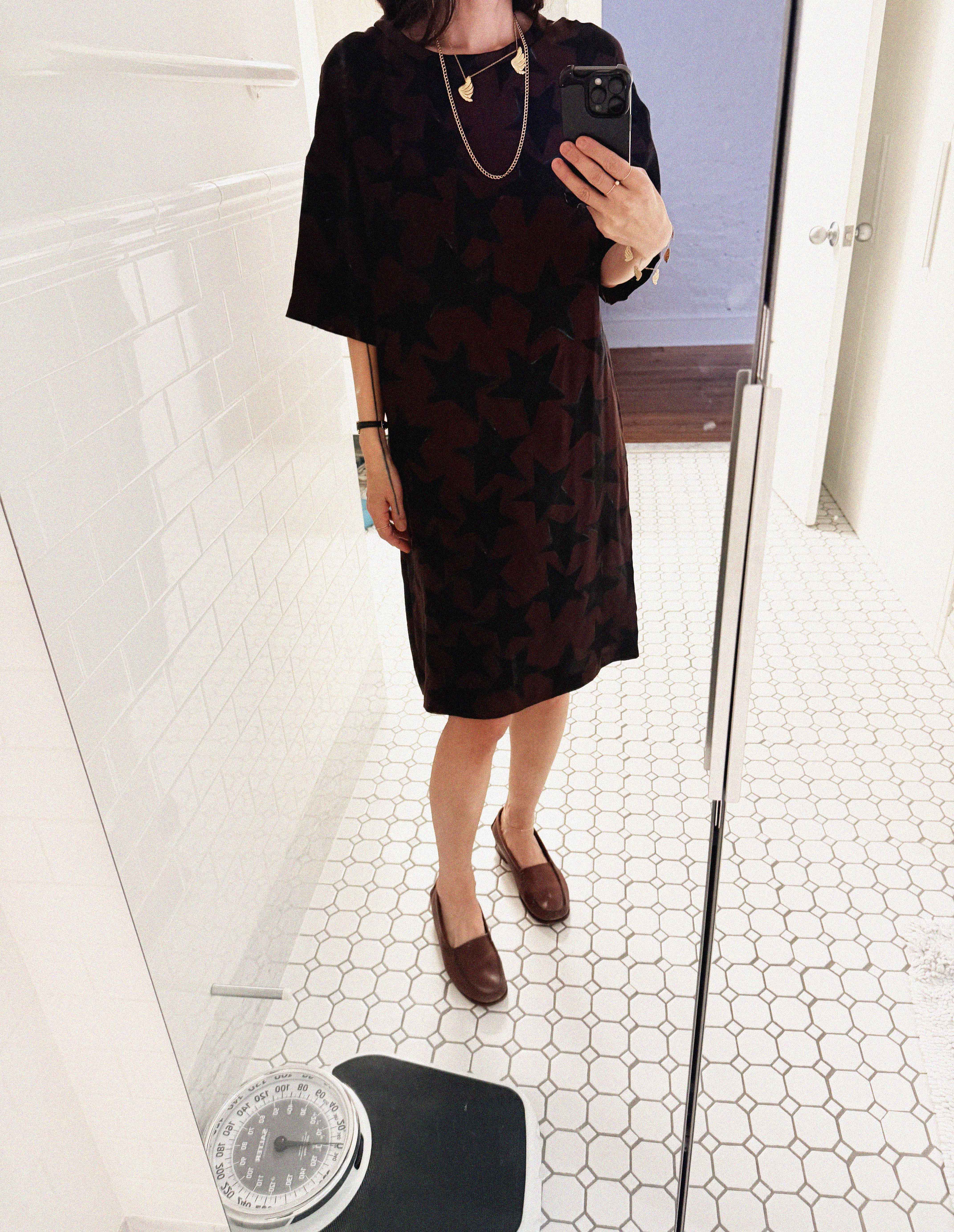 →LANVIN SHADOW STAR SILK DRESS← SANG A SELECTS