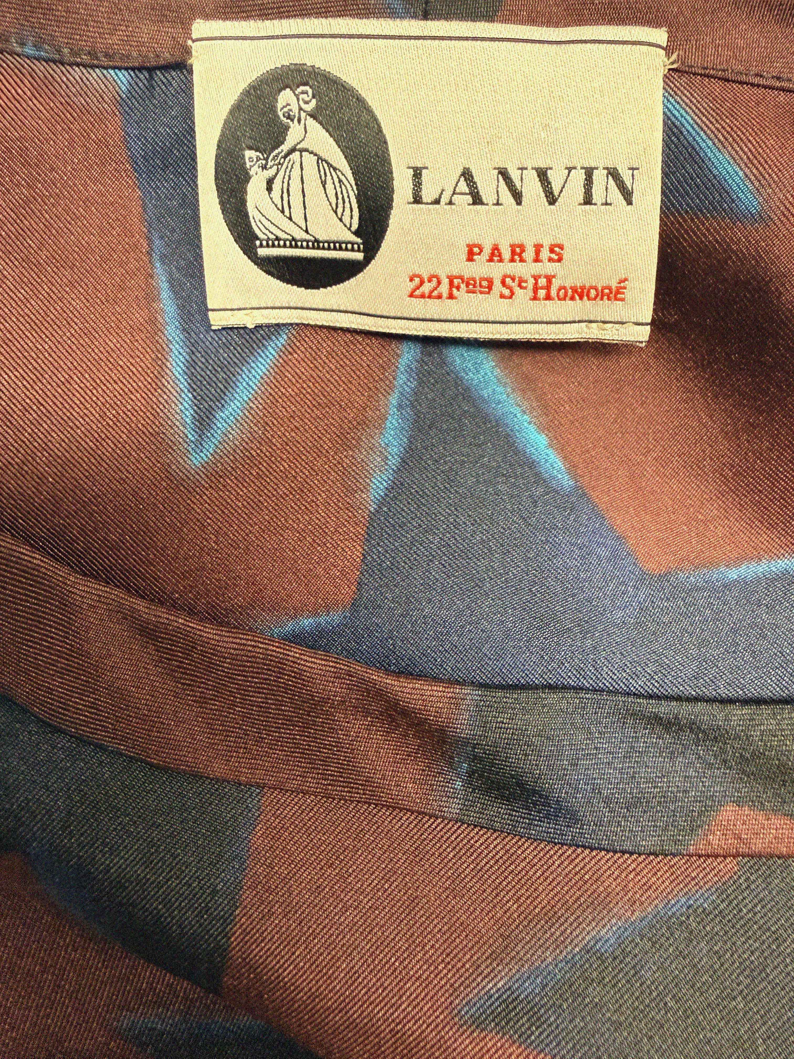 →LANVIN SHADOW STAR SILK DRESS← SANG A SELECTS