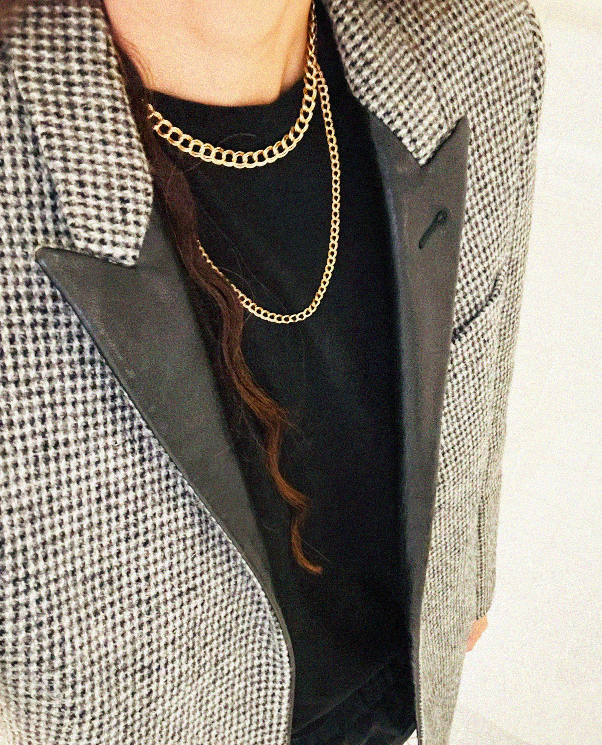 →LONG DOUBLE DANCE CHAIN NECKLACE← NECKLACE