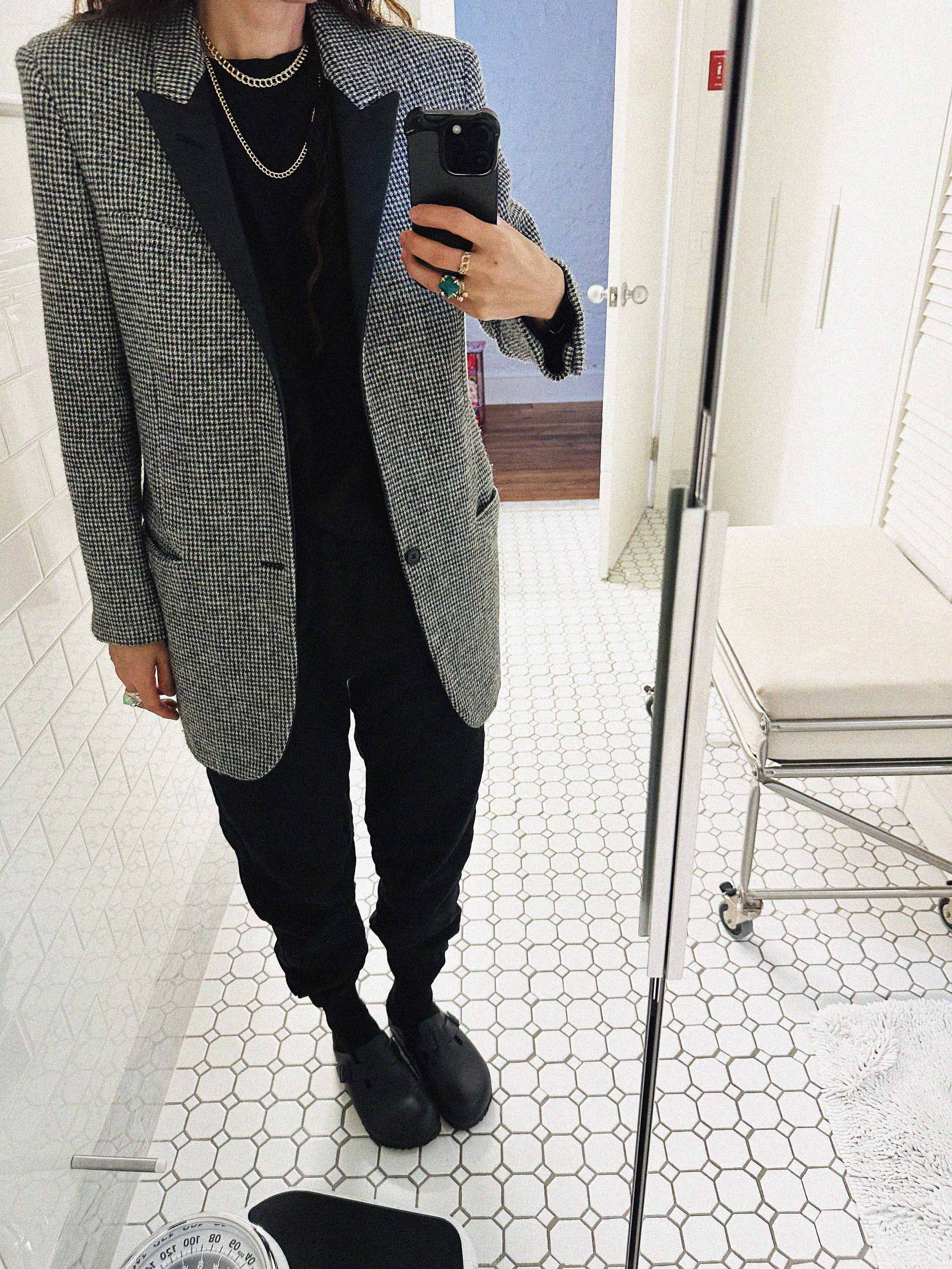 →SAINT LAURENT CHECKERED BLAZER← SANG A SELECTS