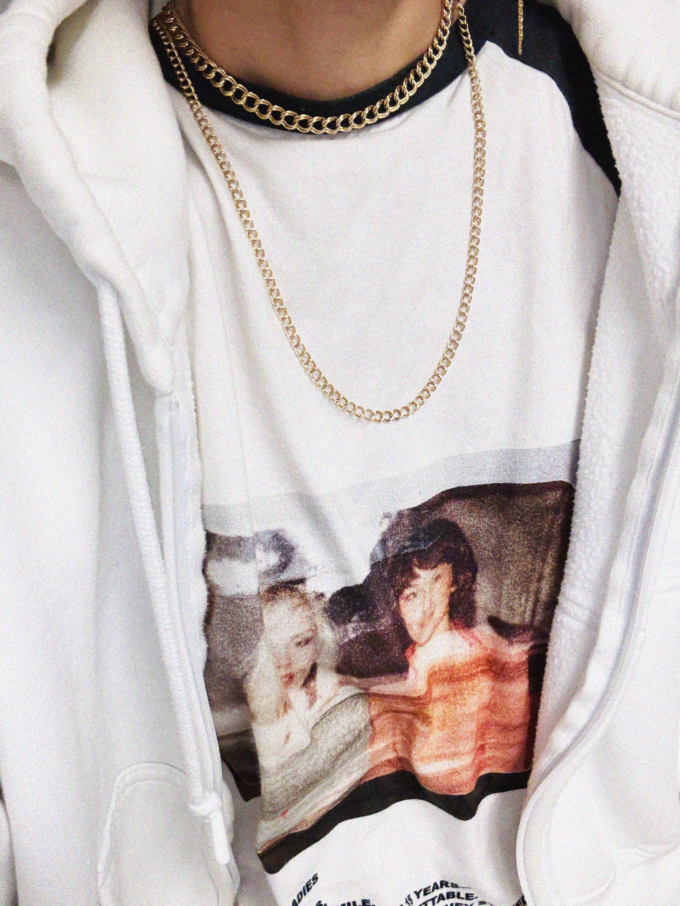 →LONG DOUBLE DANCE CHAIN NECKLACE← NECKLACE