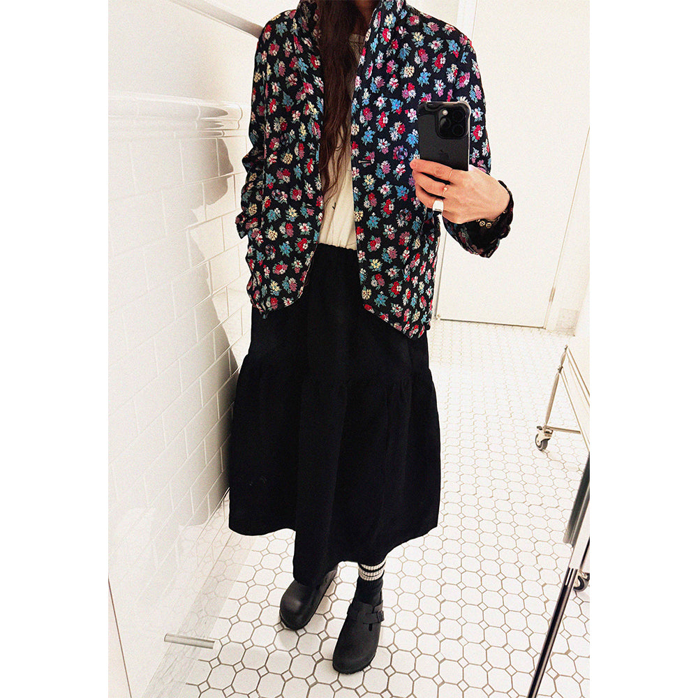 →COMME DES GARÇONS TRICOT FLORAL DOUBLE-BREASTED JACKET← SANG A SELECTS
