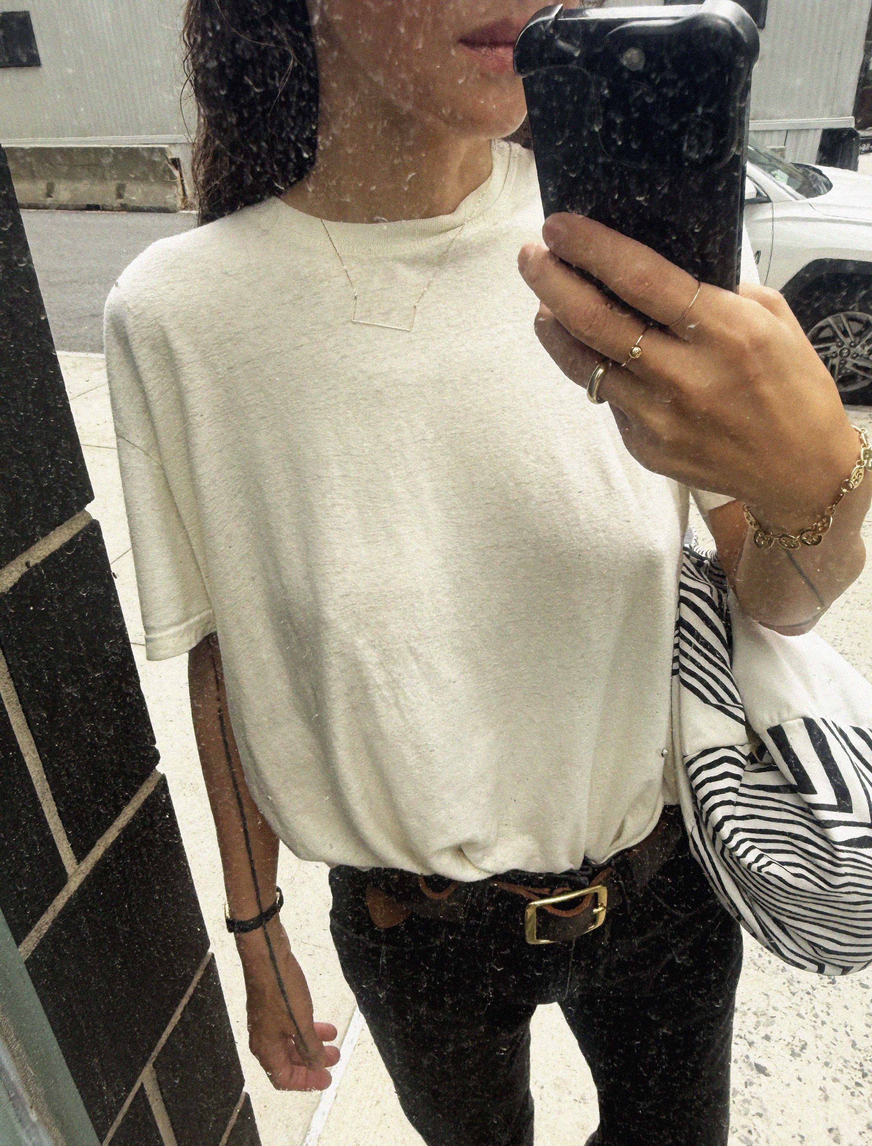 →OPEN RECTANGLE NECKLACE← NECKLACE