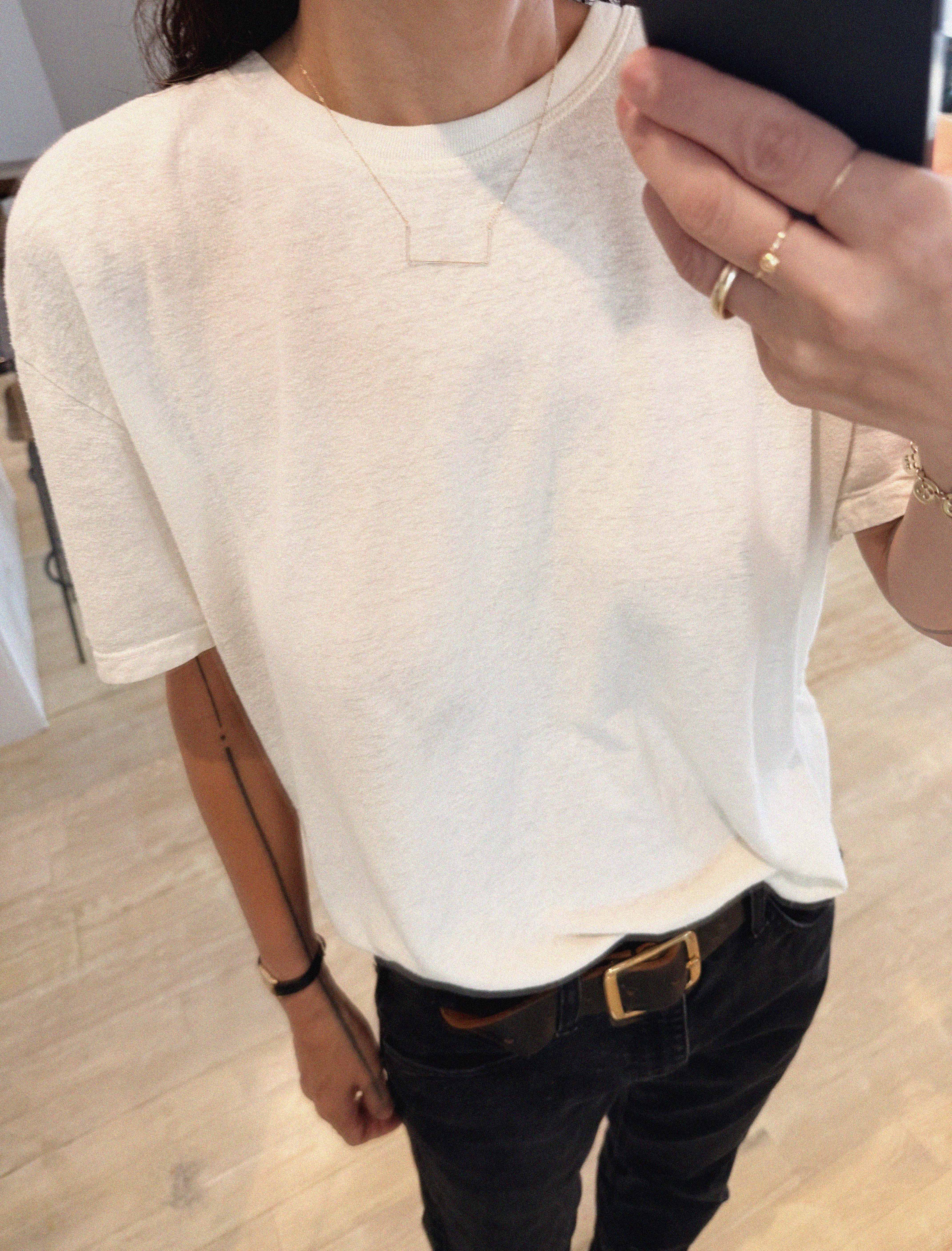 →OPEN RECTANGLE NECKLACE← NECKLACE