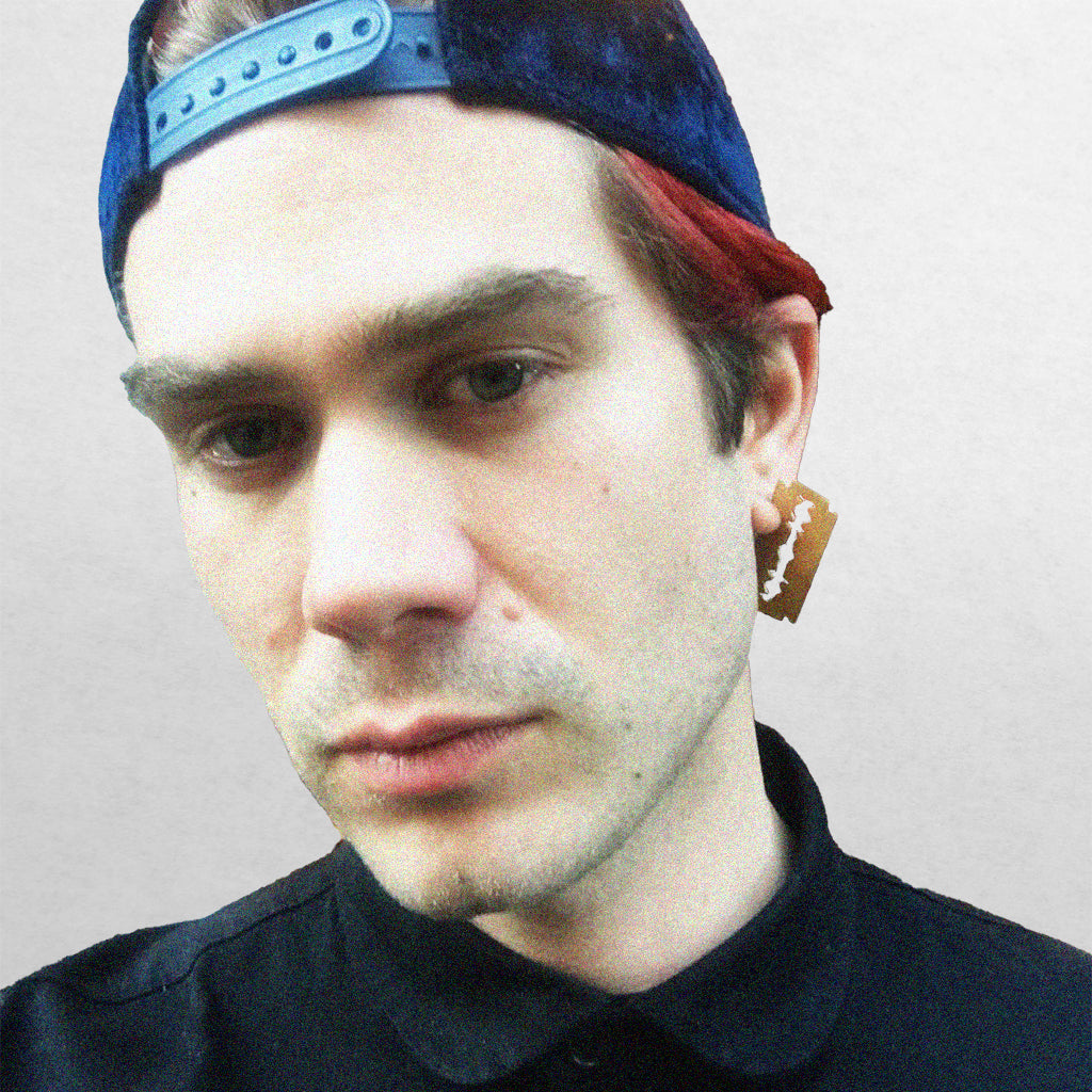 →RAZOR BLADE CUT← EARRING