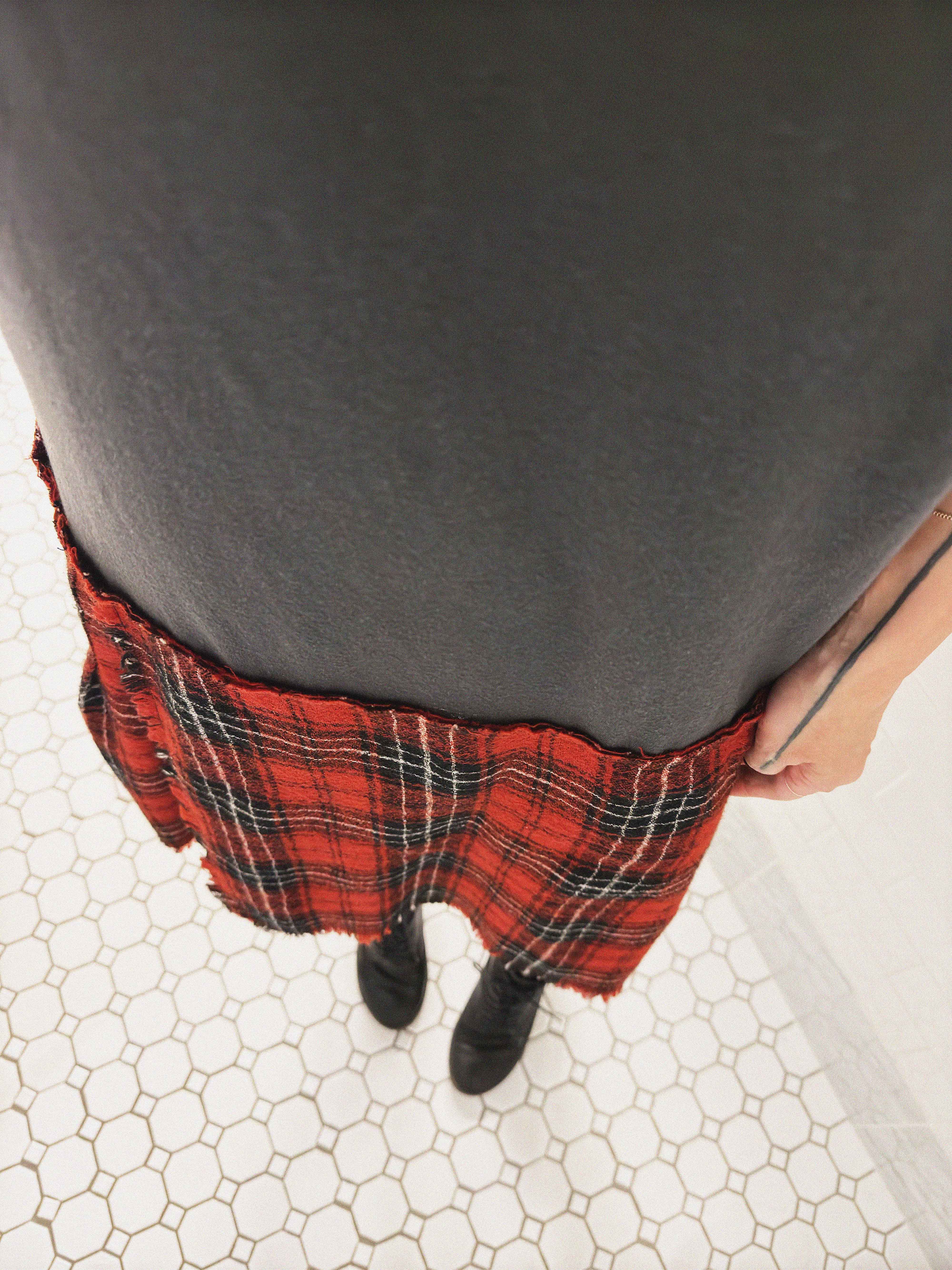 →R13 GRAPHIC PLAID DRESS← SANG A SELECTS