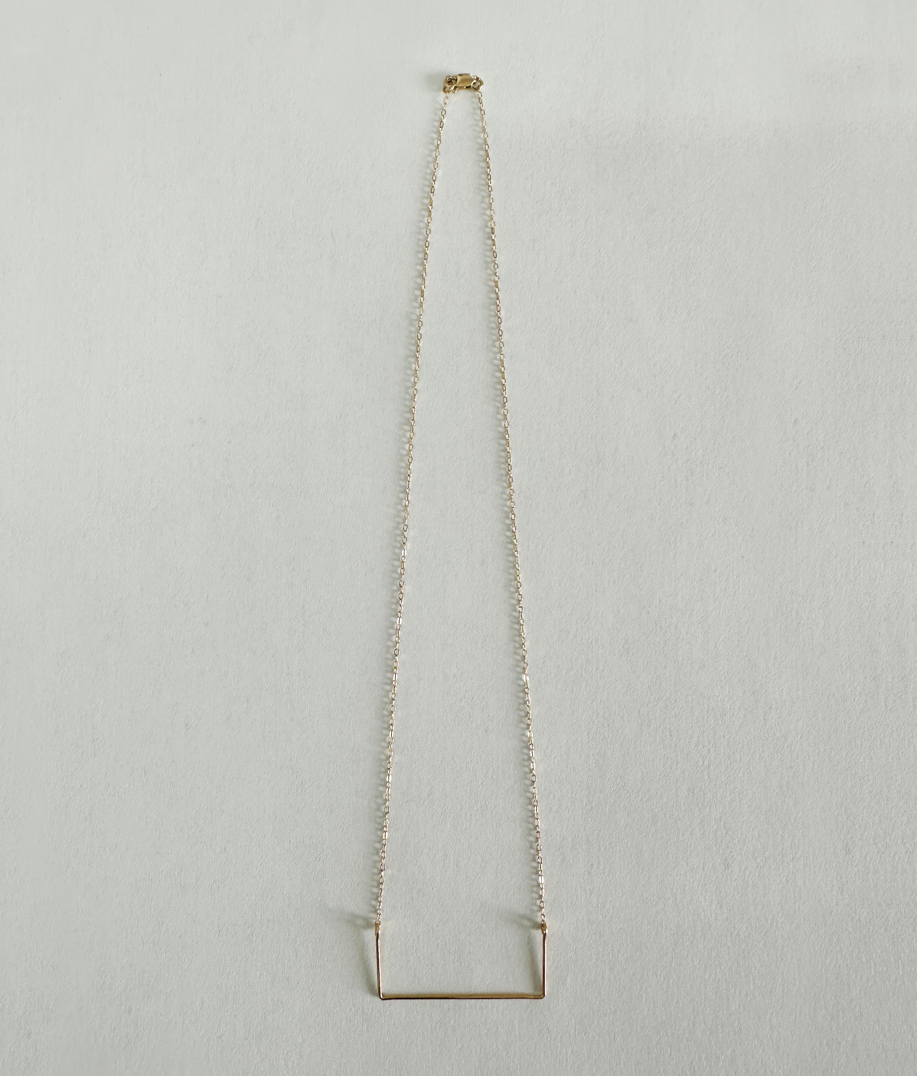 →OPEN RECTANGLE NECKLACE← NECKLACE – SANG A