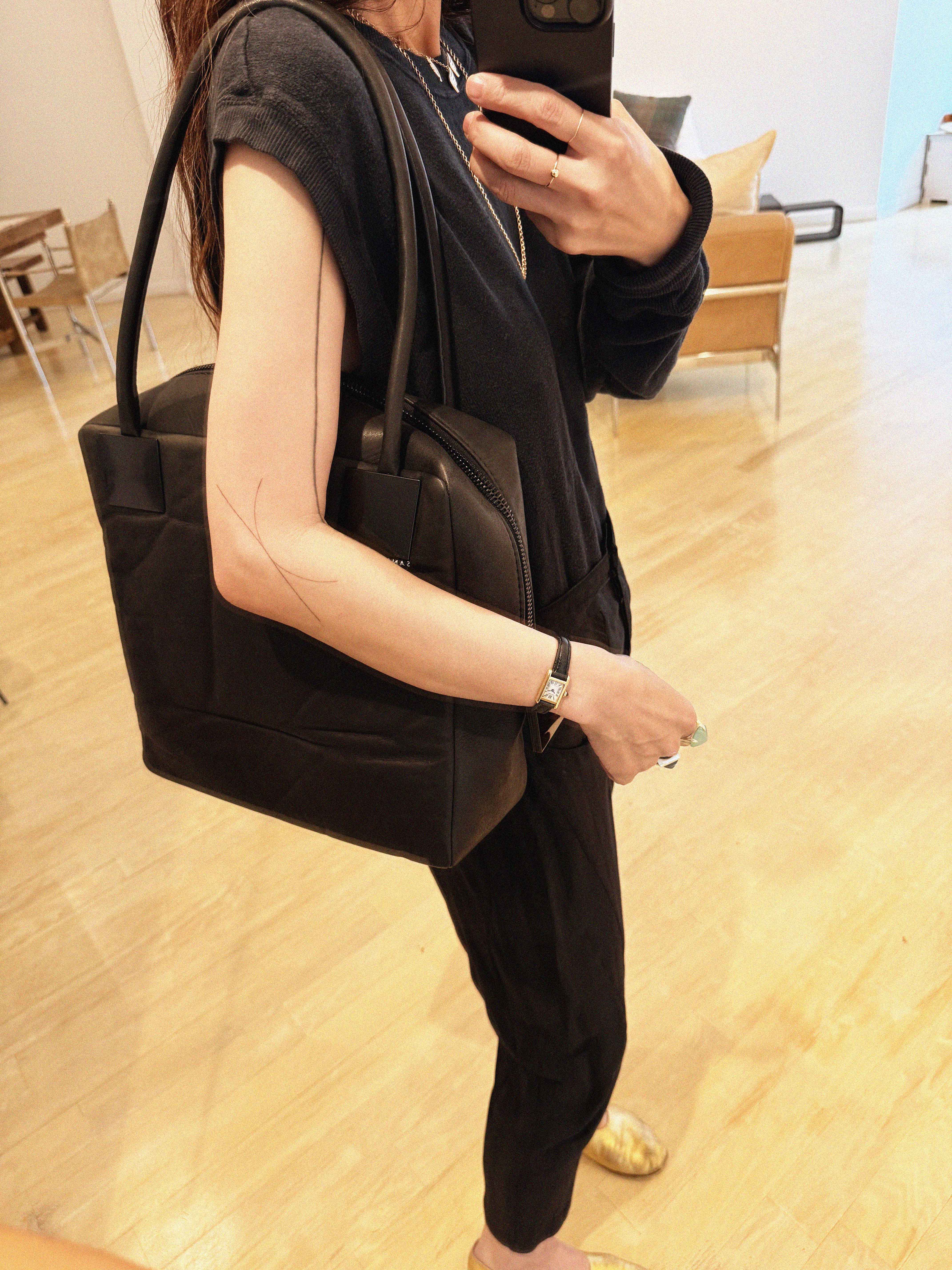 →River .Luxe← Waxed Wet Black Calf Leather