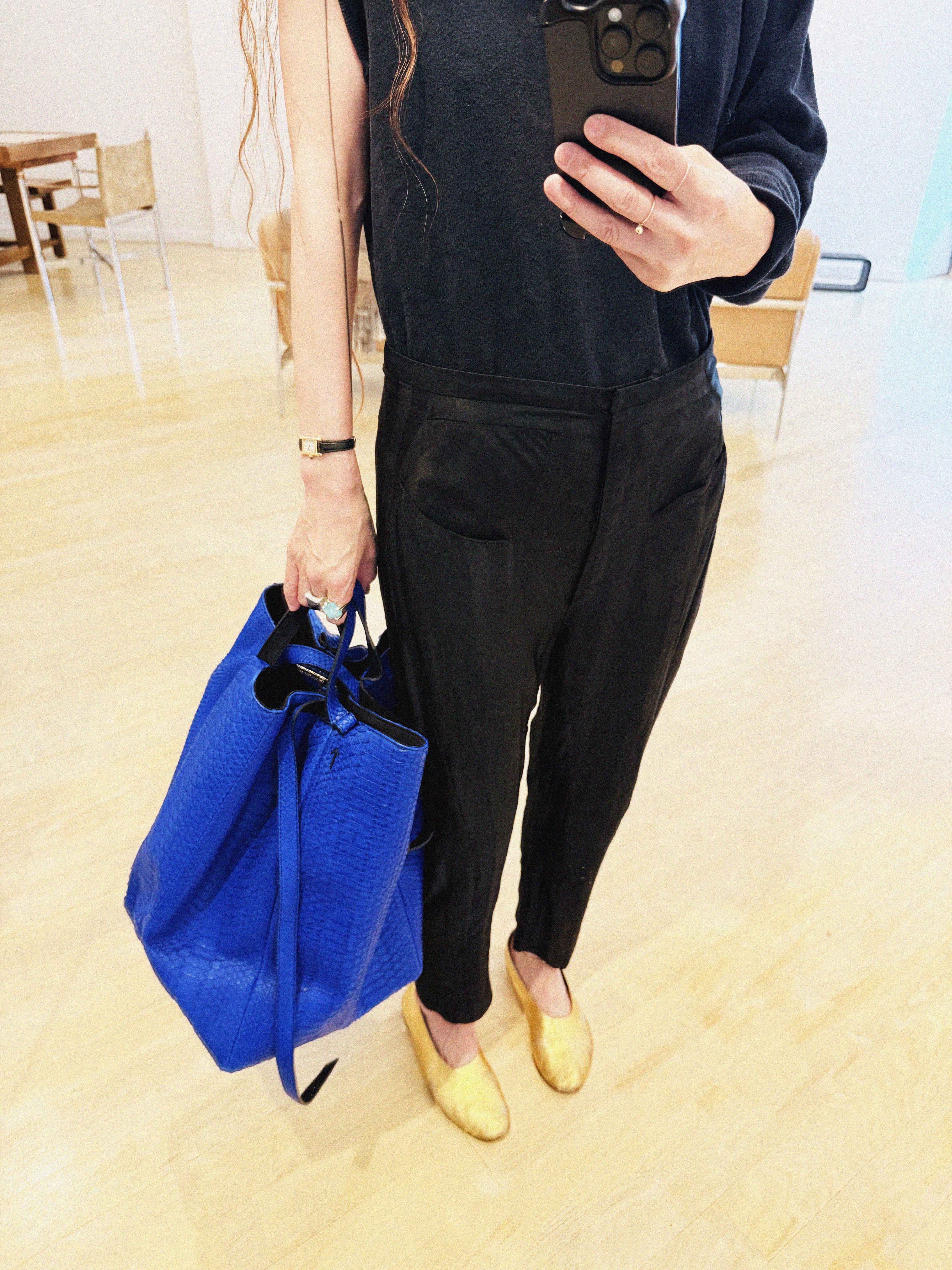 →Flow←Yves Klein Blue-Waxed Python