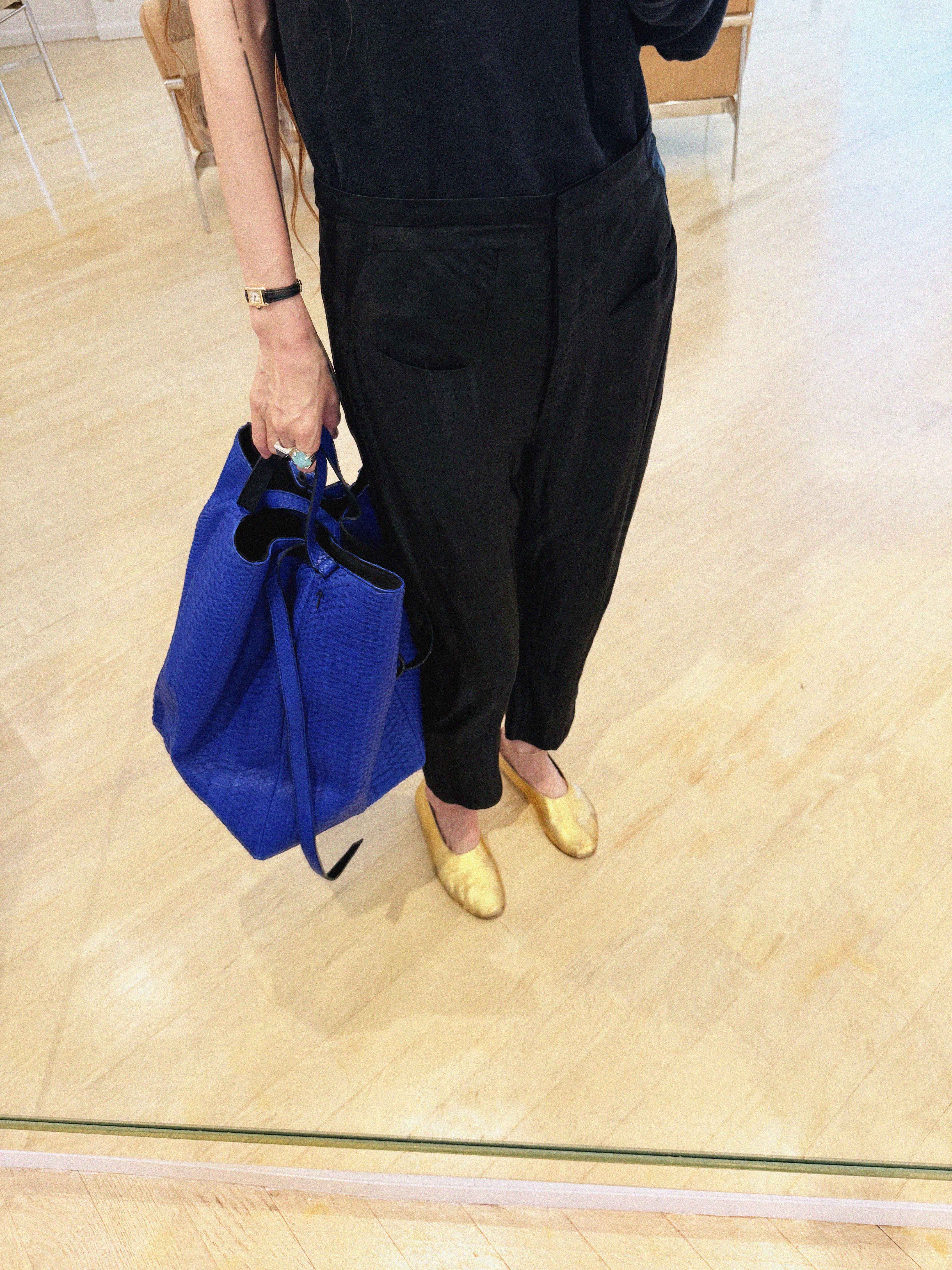 →Flow←Yves Klein Blue-Waxed Python