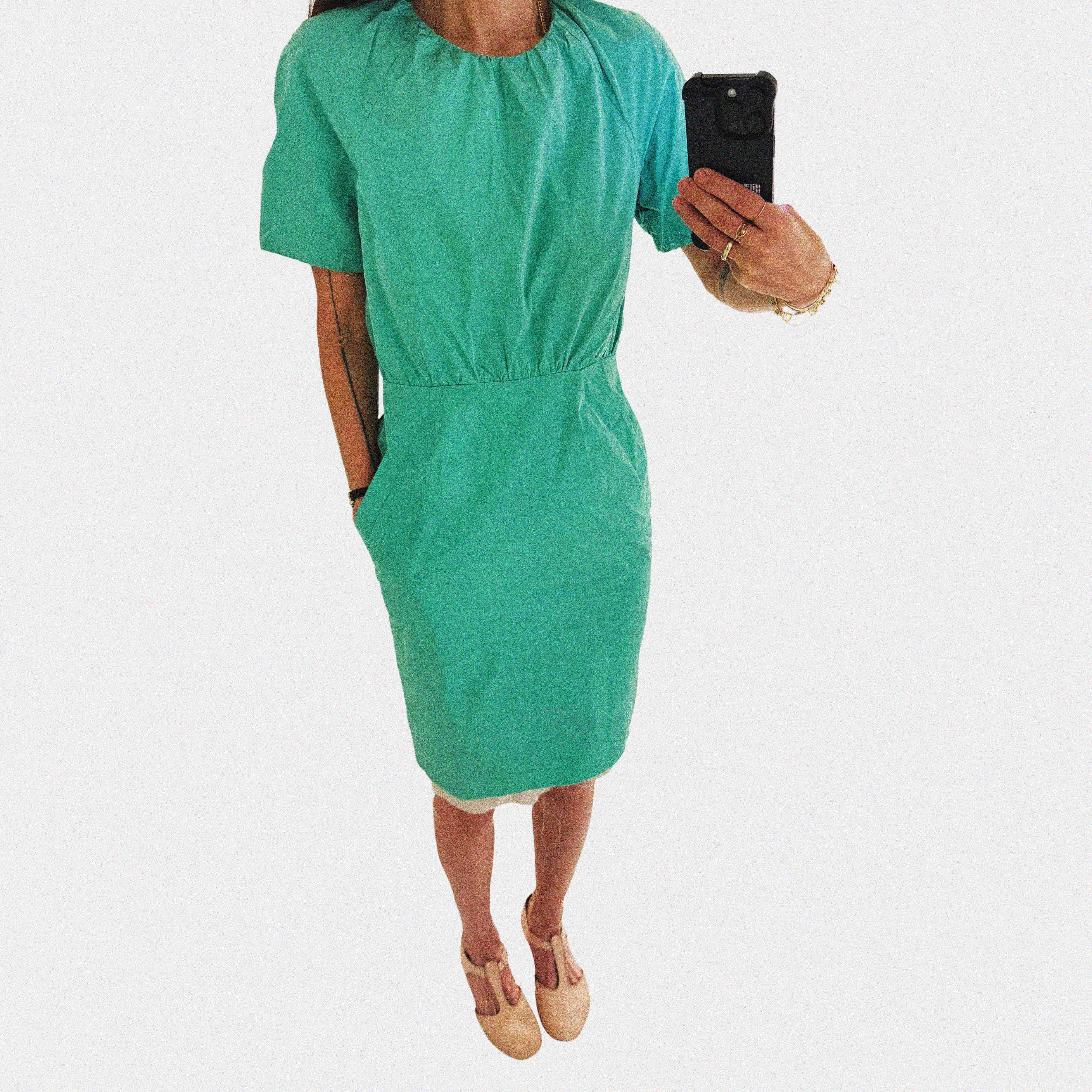 →ACNE SEAFOAM GREEN DRESS← SANG A SELECTS