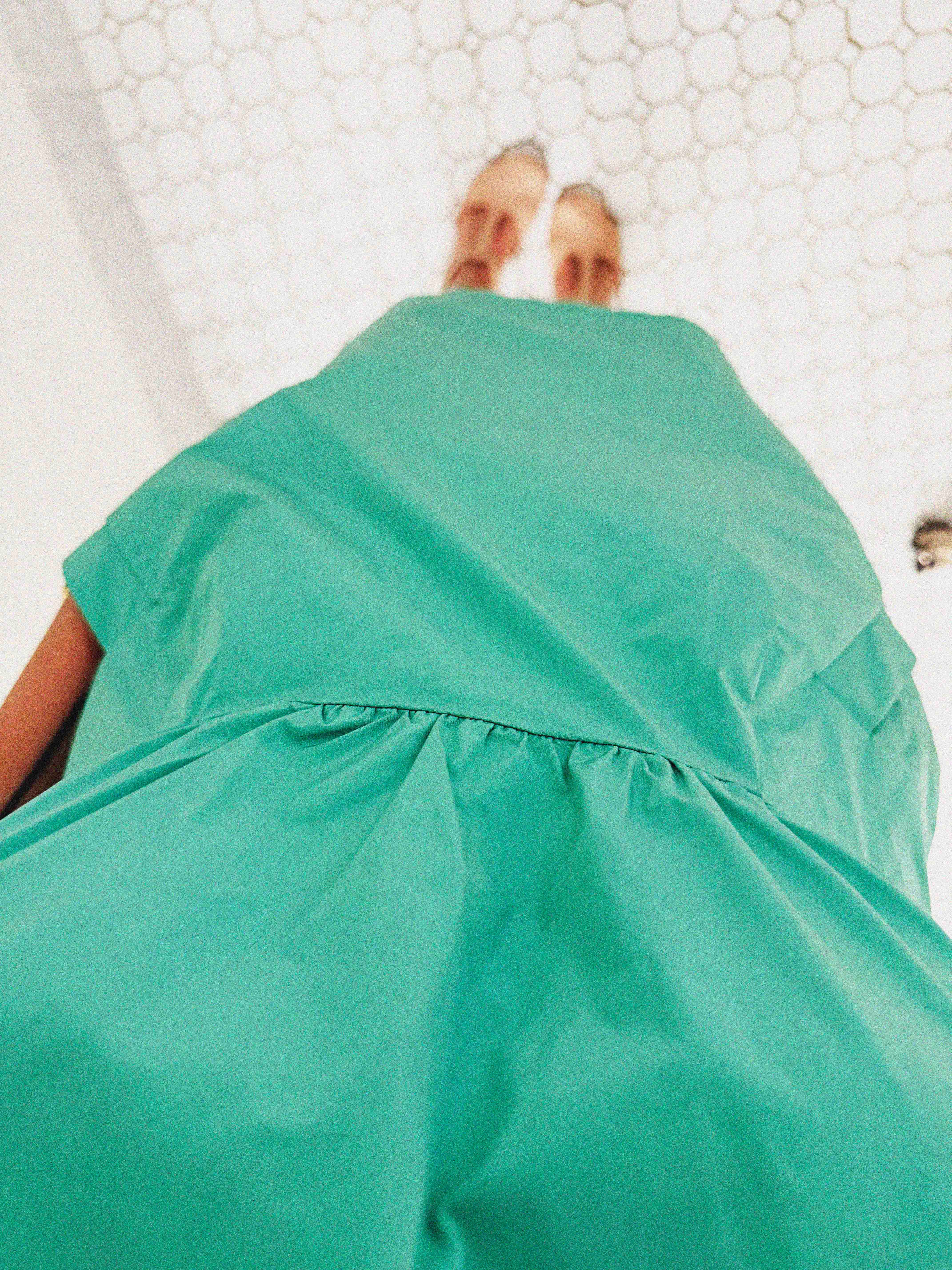 →ACNE SEAFOAM GREEN DRESS← SANG A SELECTS