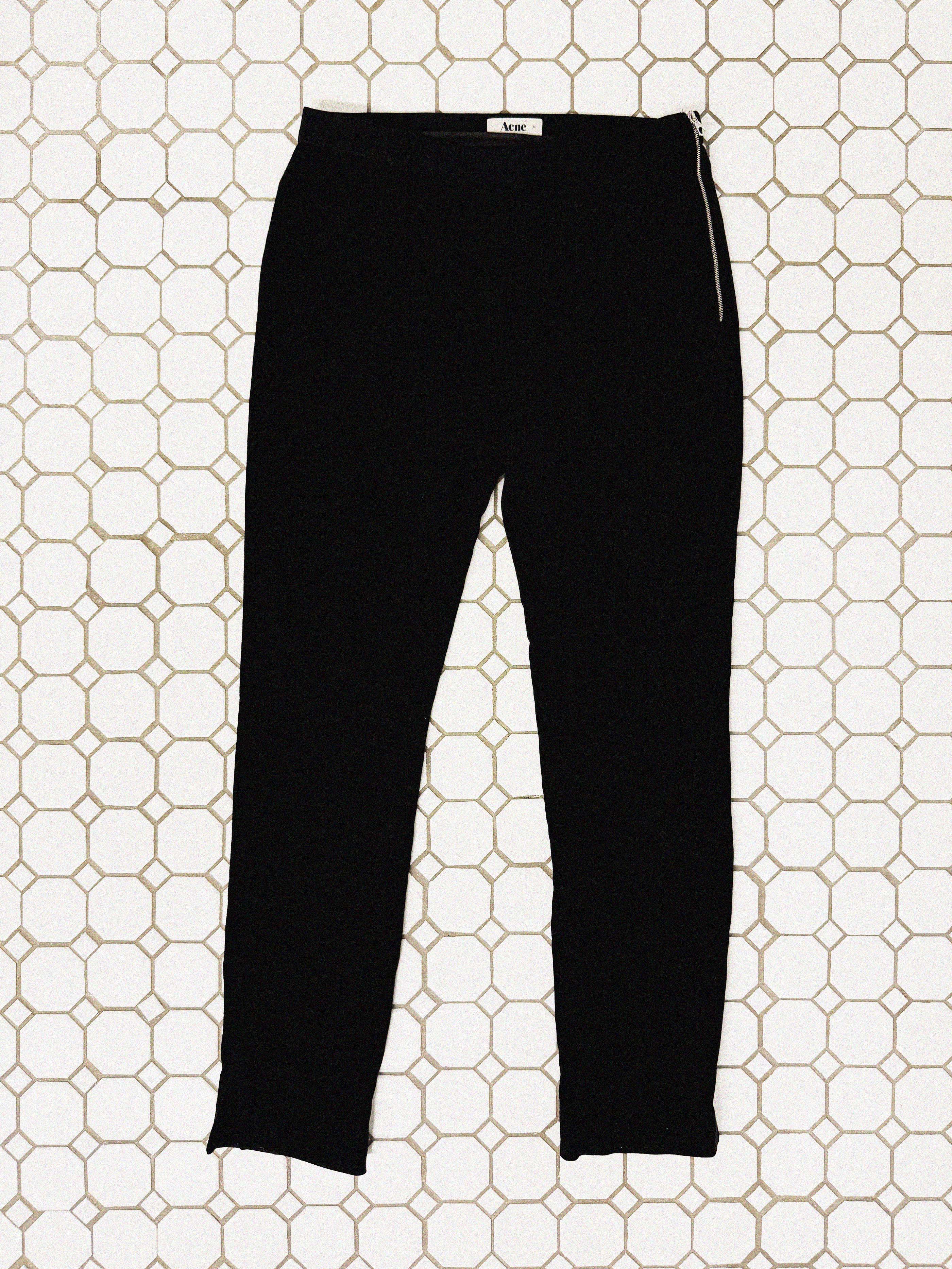 →ACNE SKINNY BLACK PANTS ← SANG A SELECTS