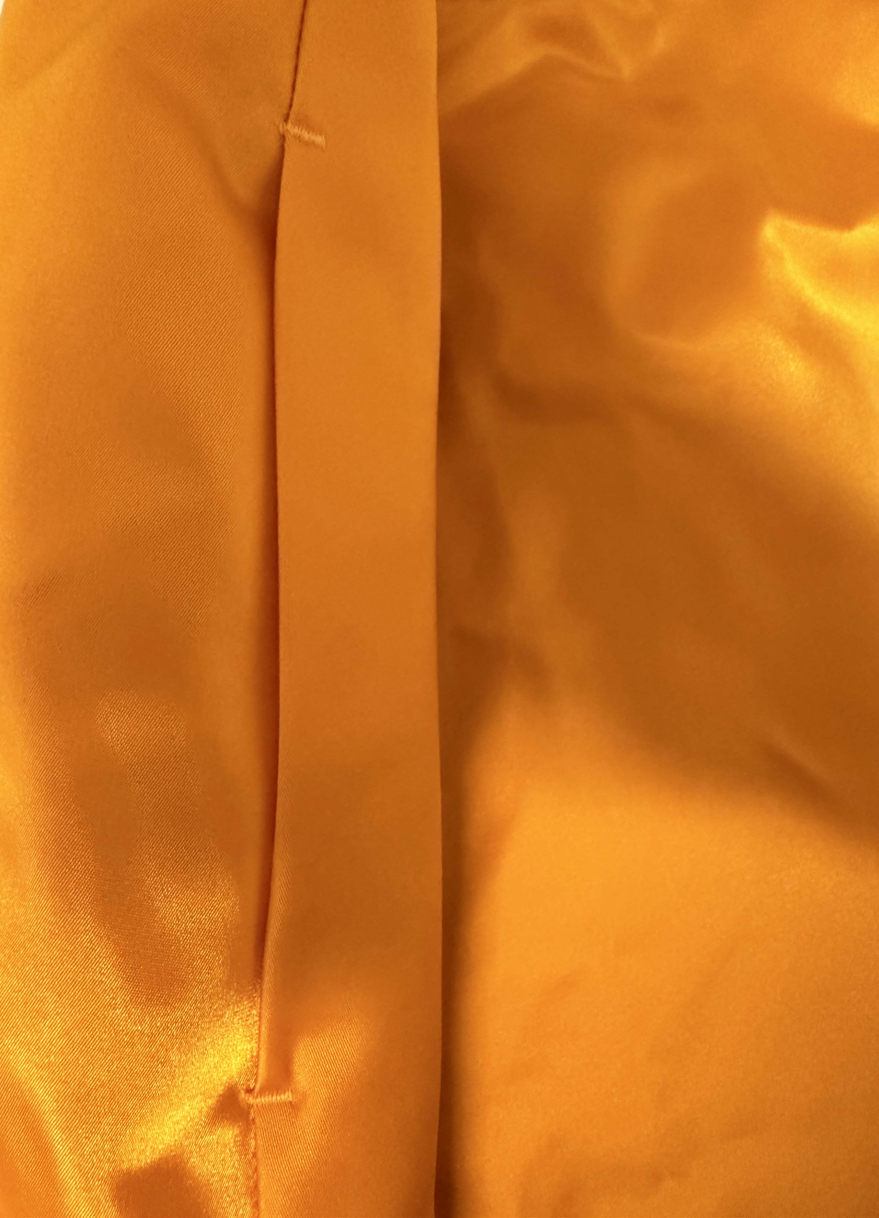 →ACNE STUDIOS ORANGE SKIRT← SANG A SELECTS