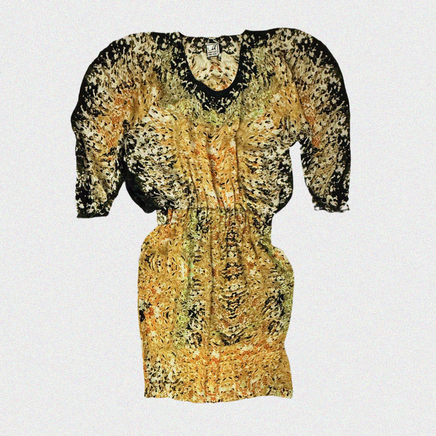 →ANNTIAN SCULPTURAL SILK DRESS← SANG A SELECTS