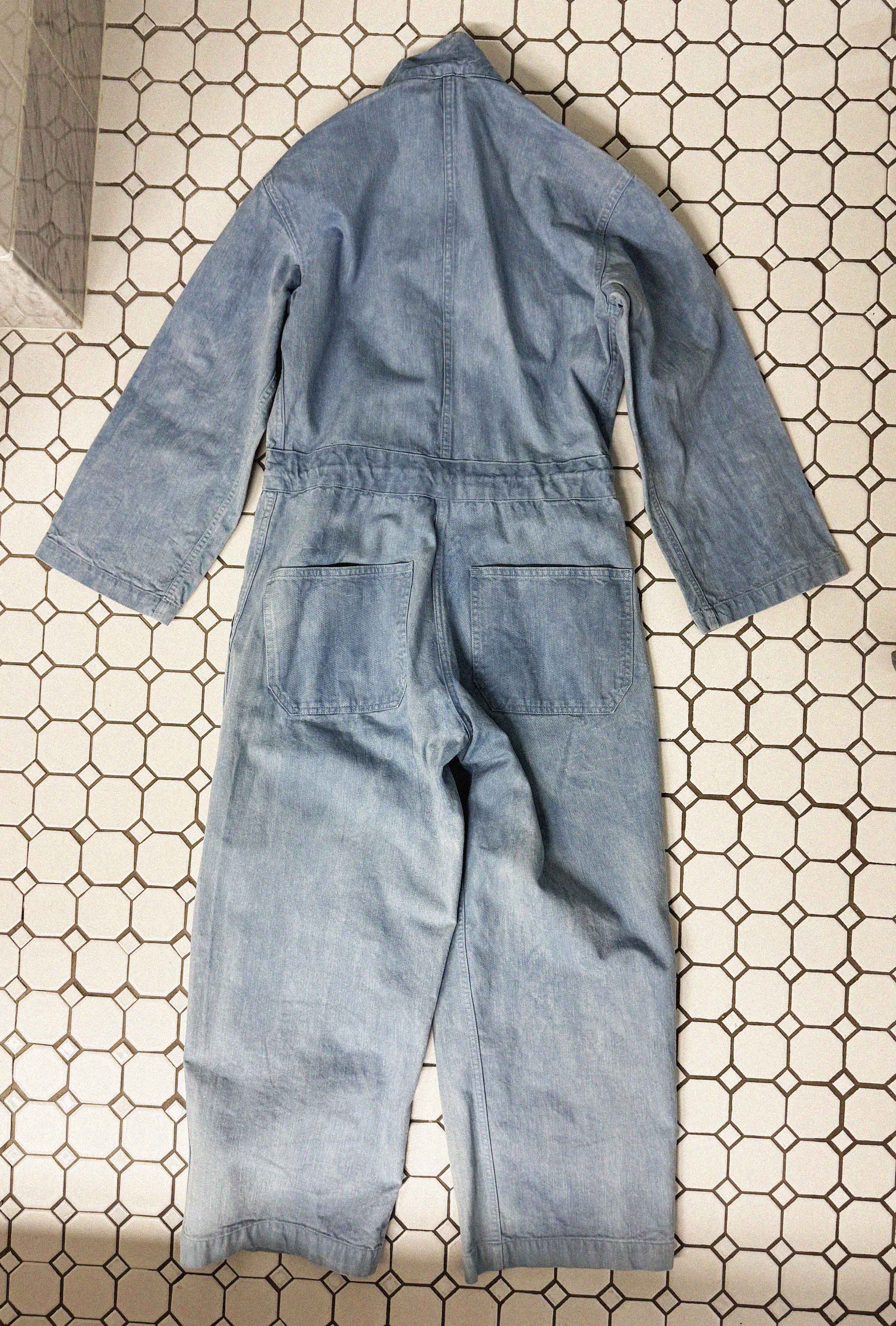 →AS EVER NYC WASHED BLUE JUMPSUIT← SANG A SELECTS