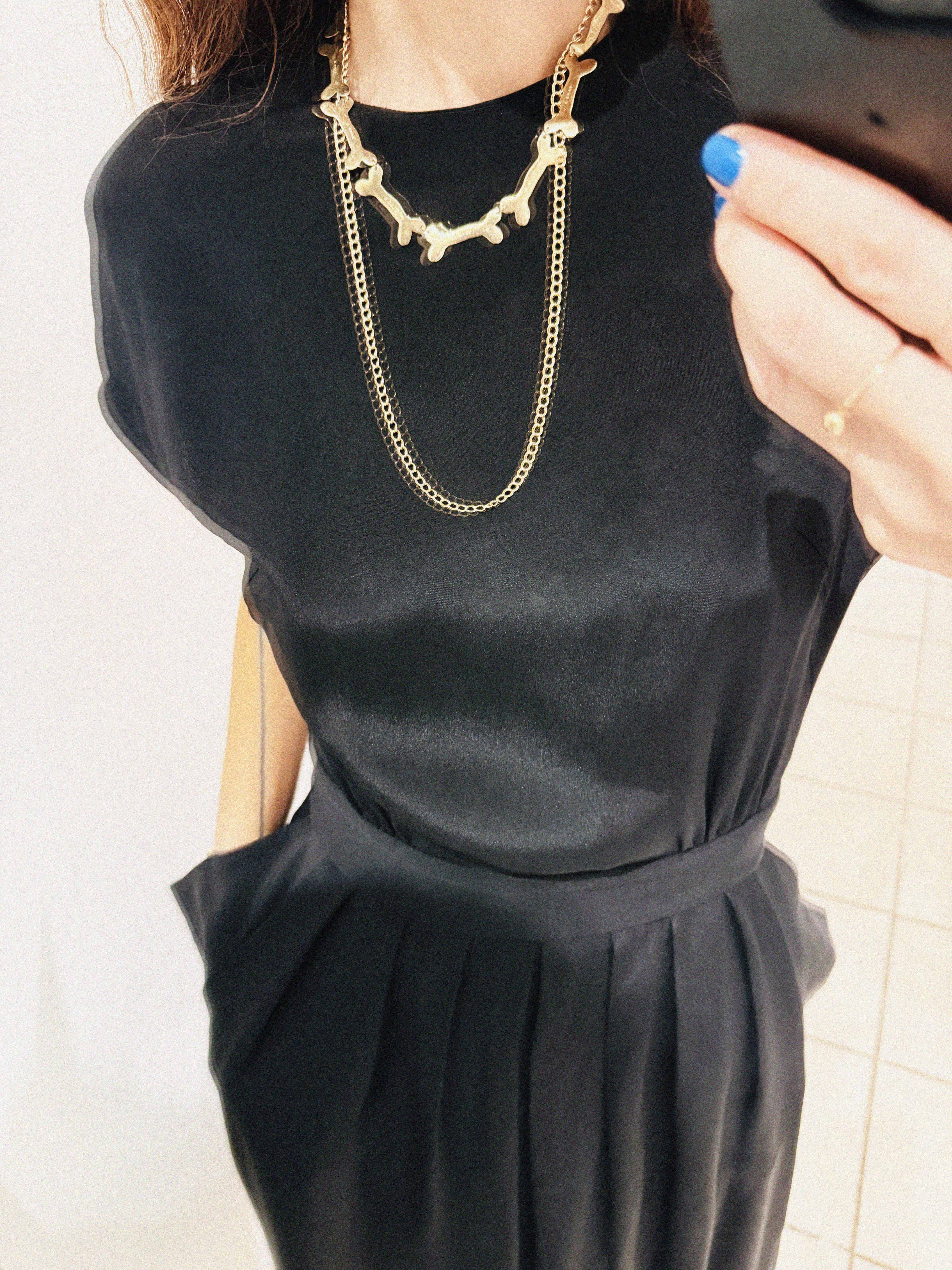 →DOG BONE CHAIN NECKLACE← NECKLACE