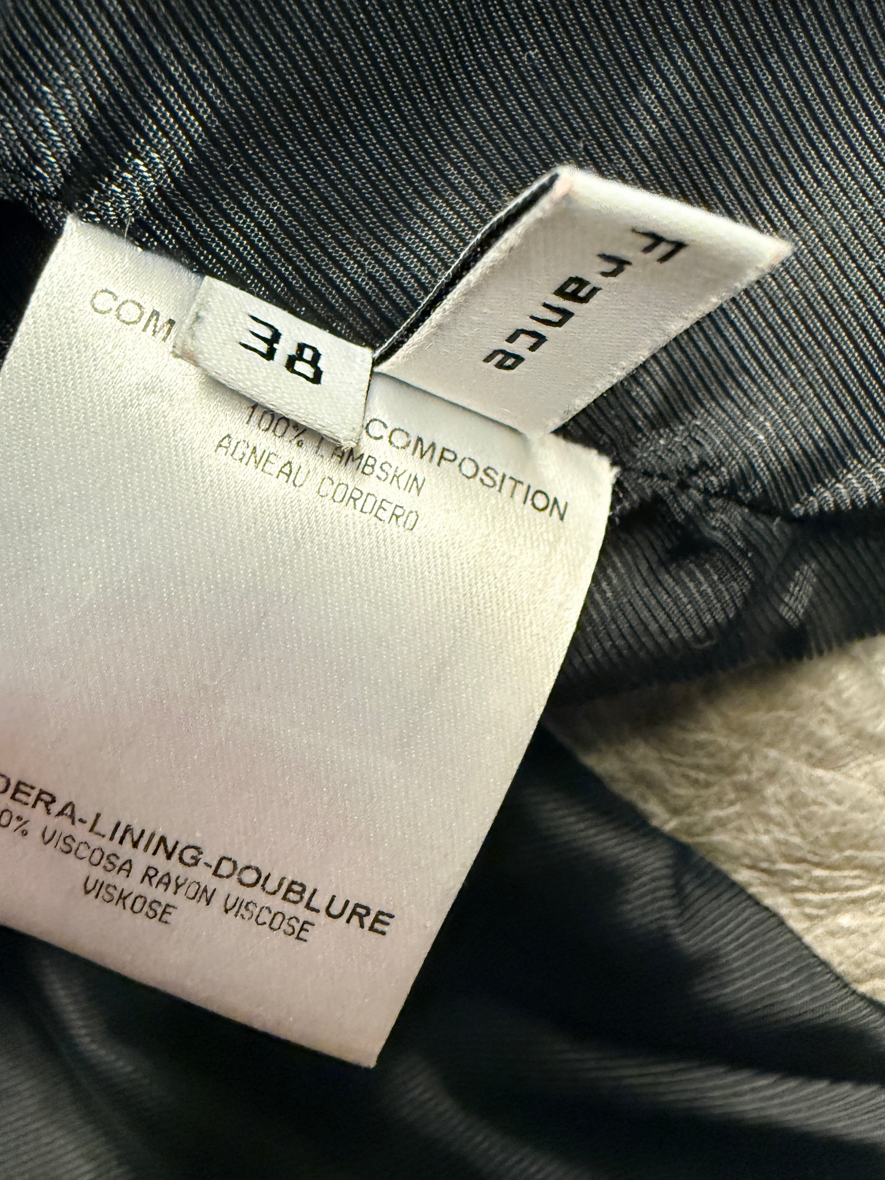 →BALENCIAGA GREY BIKER LEATHER JACKET BY NICOLAS GHESQUIÈRE← SANG A SELECTS