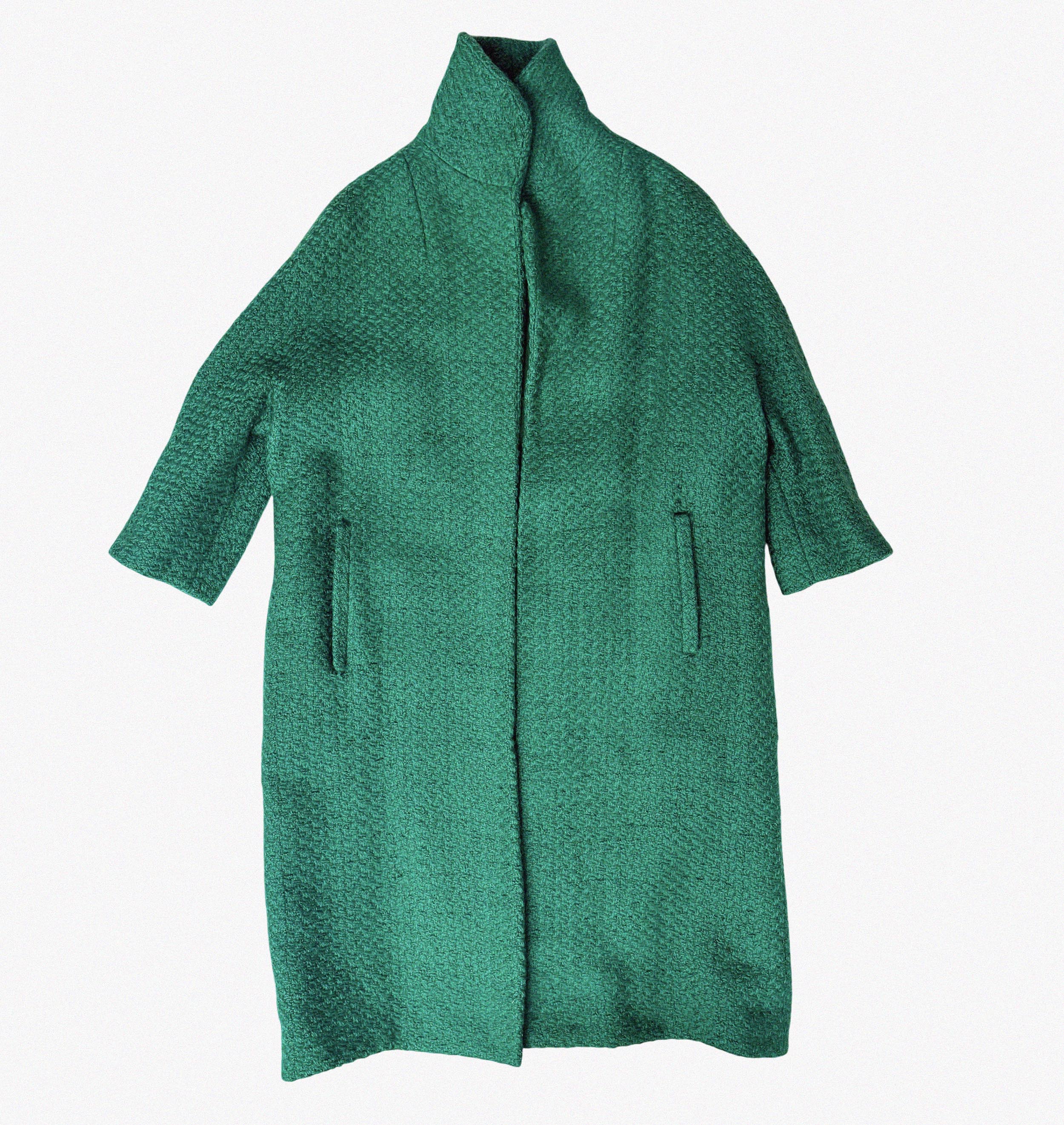 →CHRISTIAN DIOR VINTAGE GREEN COAT← SANG A SELECTS