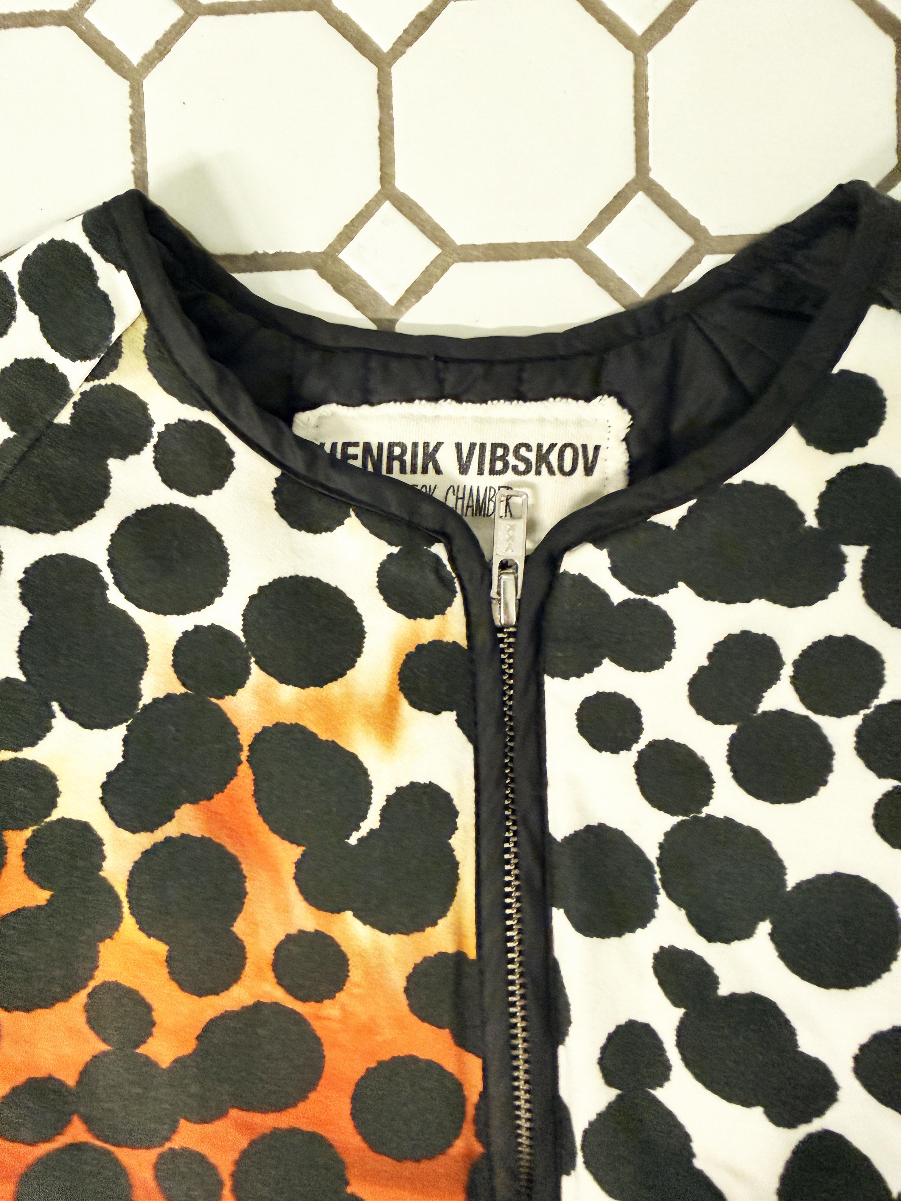 →HENRIK VIBSKOV “SPLIT DOT” QUILTED ART JACKET← SANG A SELECTS
