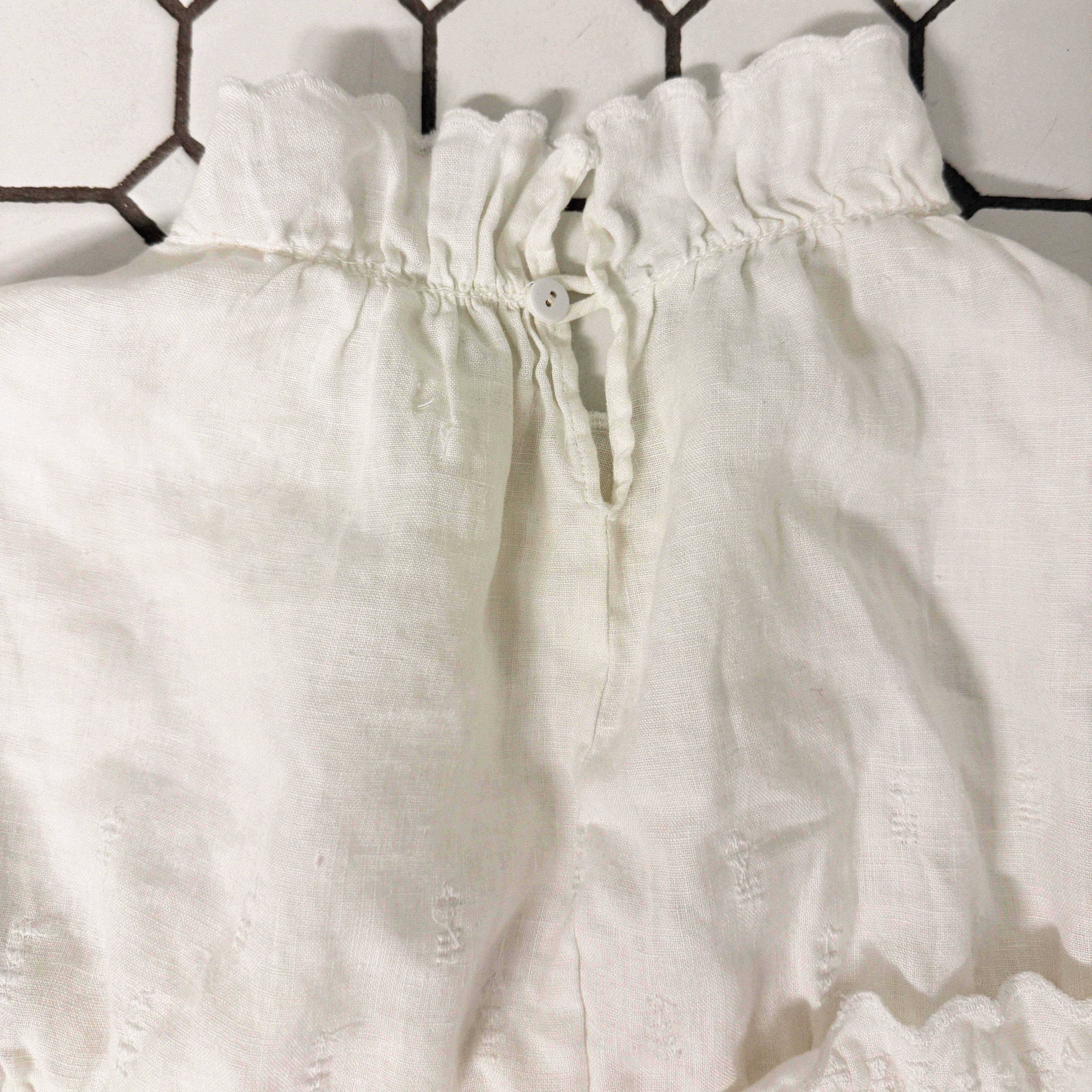 →ISABEL MARANT LINEN RUFFLE BLOUSE← SANG A SELECTS