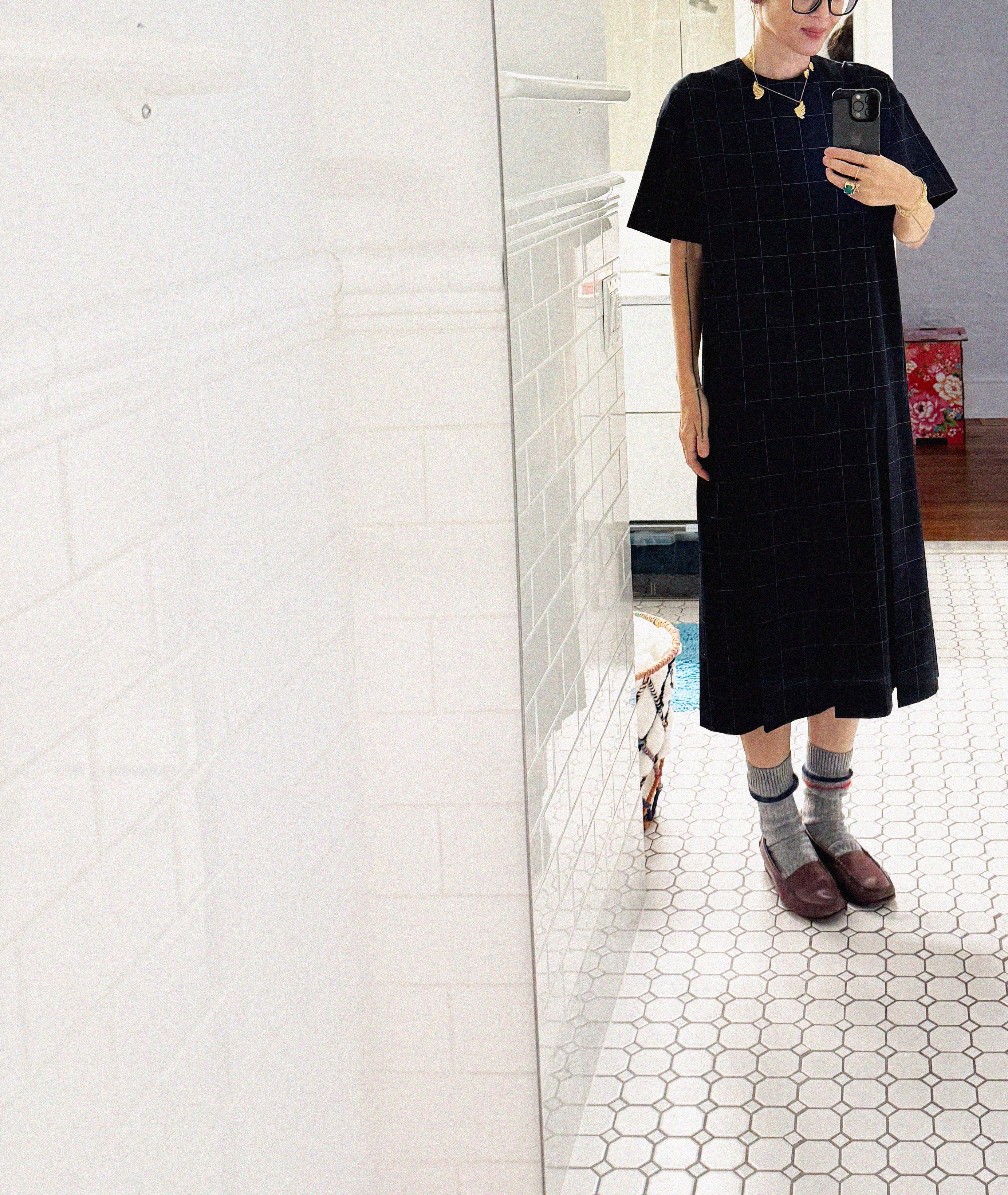 →JACQUEMUS LA GRANDE MOTTE BOX-PLEATED DRESS ← SANG A SELECTS